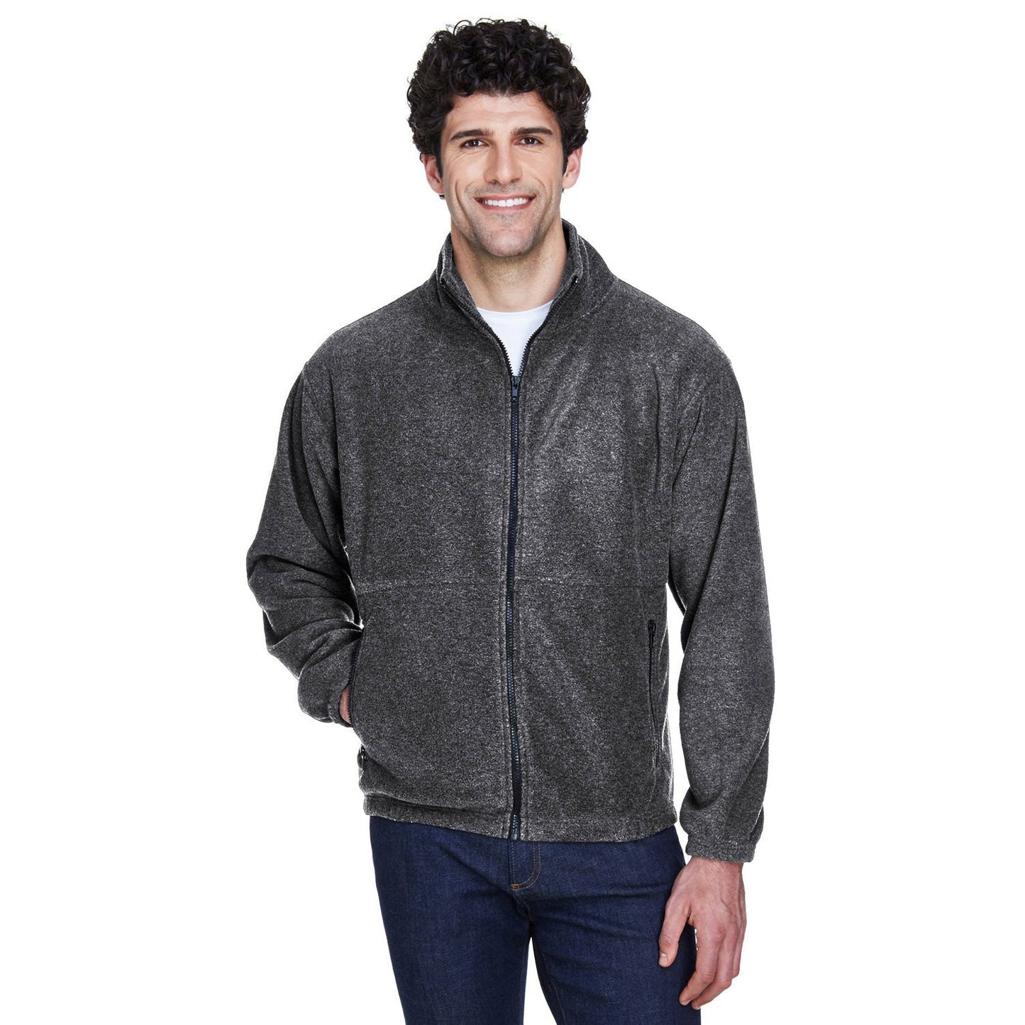 Black Jackets - UltraClub - Warm Fleece Fabric