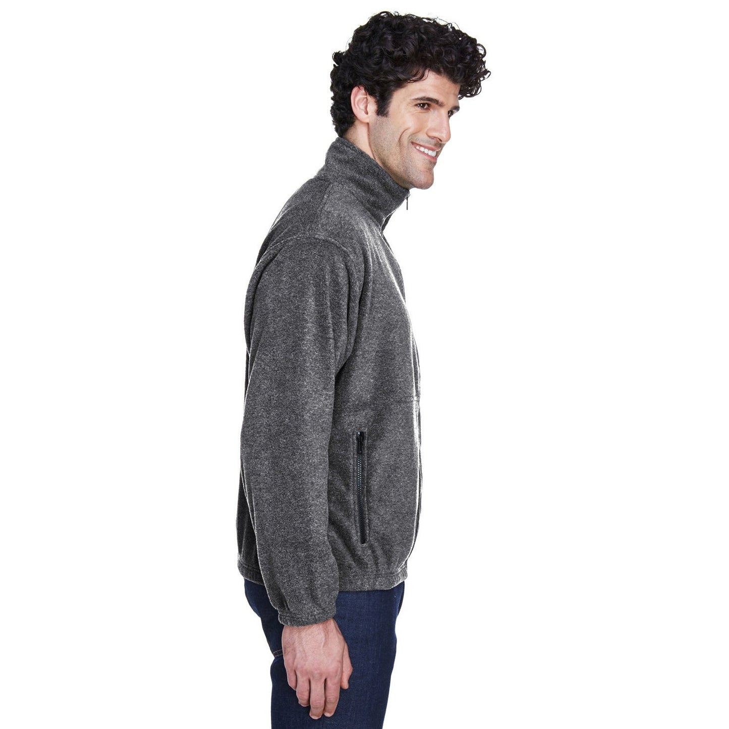 Black Jackets - UltraClub - Warm Fleece Fabric
