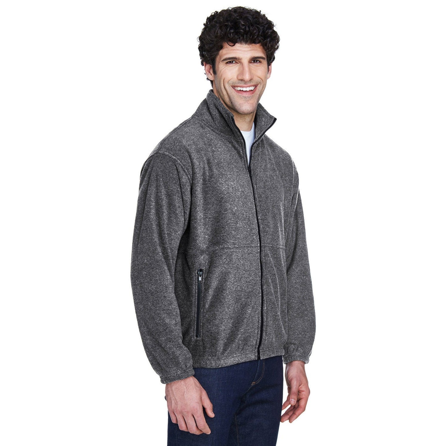 Black Jackets - UltraClub - Warm Fleece Fabric