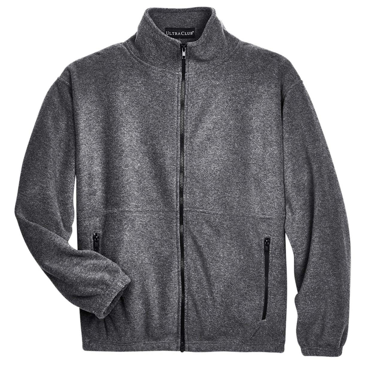 Black Jackets - UltraClub - Warm Fleece Fabric