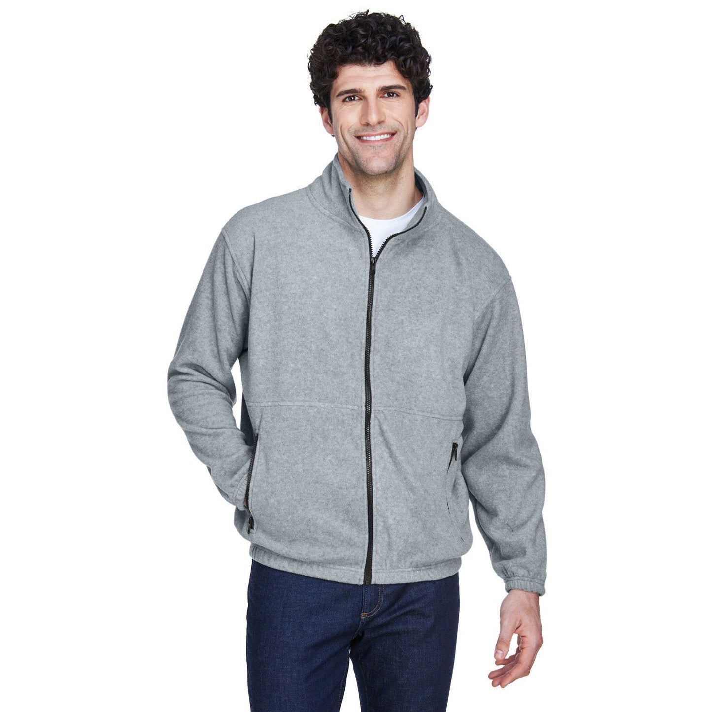 Black Jackets - UltraClub - Warm Fleece Fabric