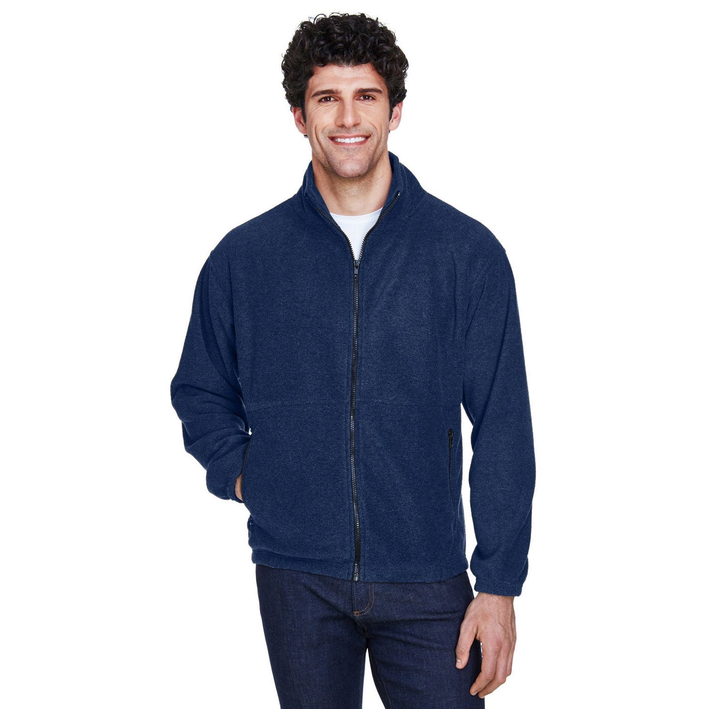 Black Jackets - UltraClub - Warm Fleece Fabric