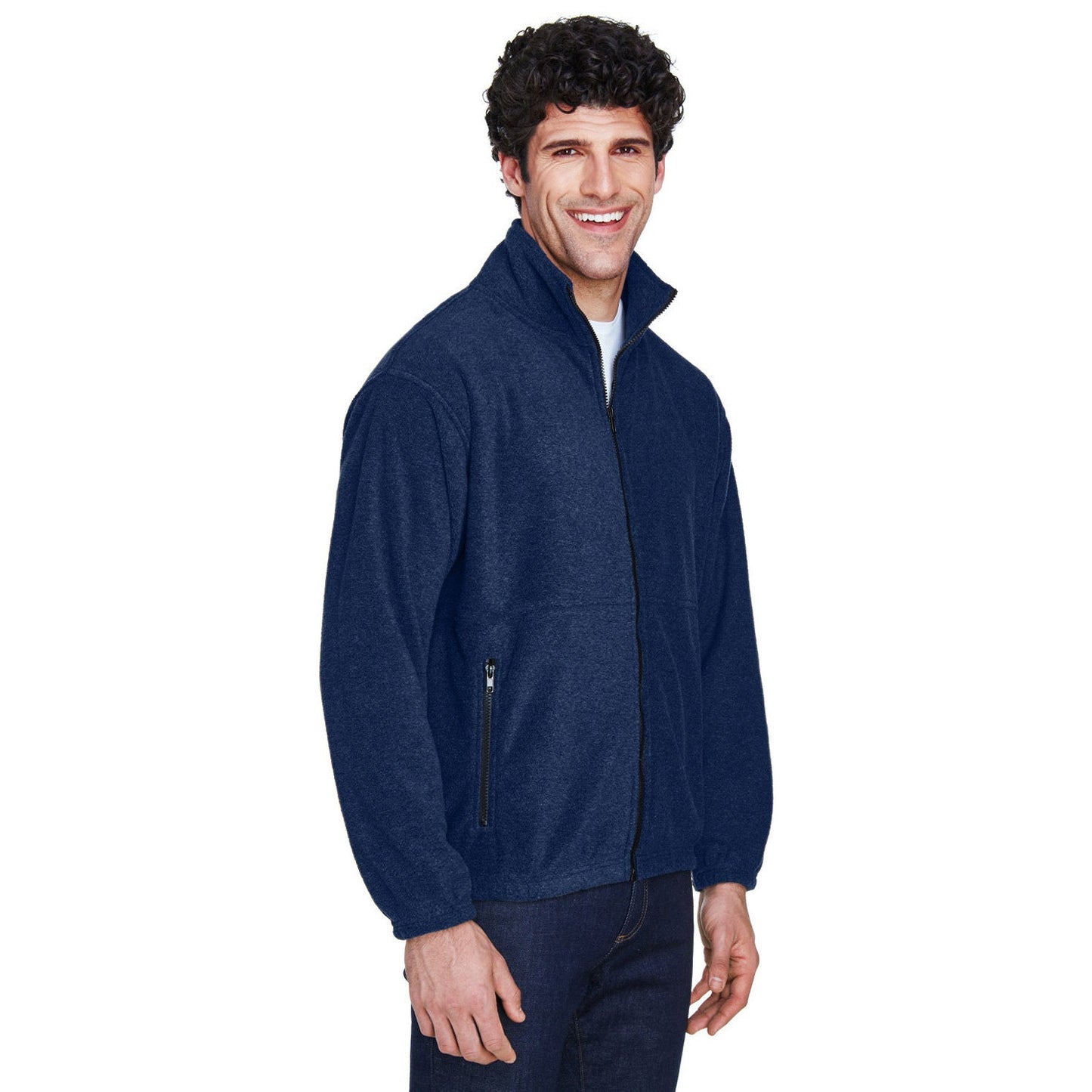Black Jackets - UltraClub - Warm Fleece Fabric