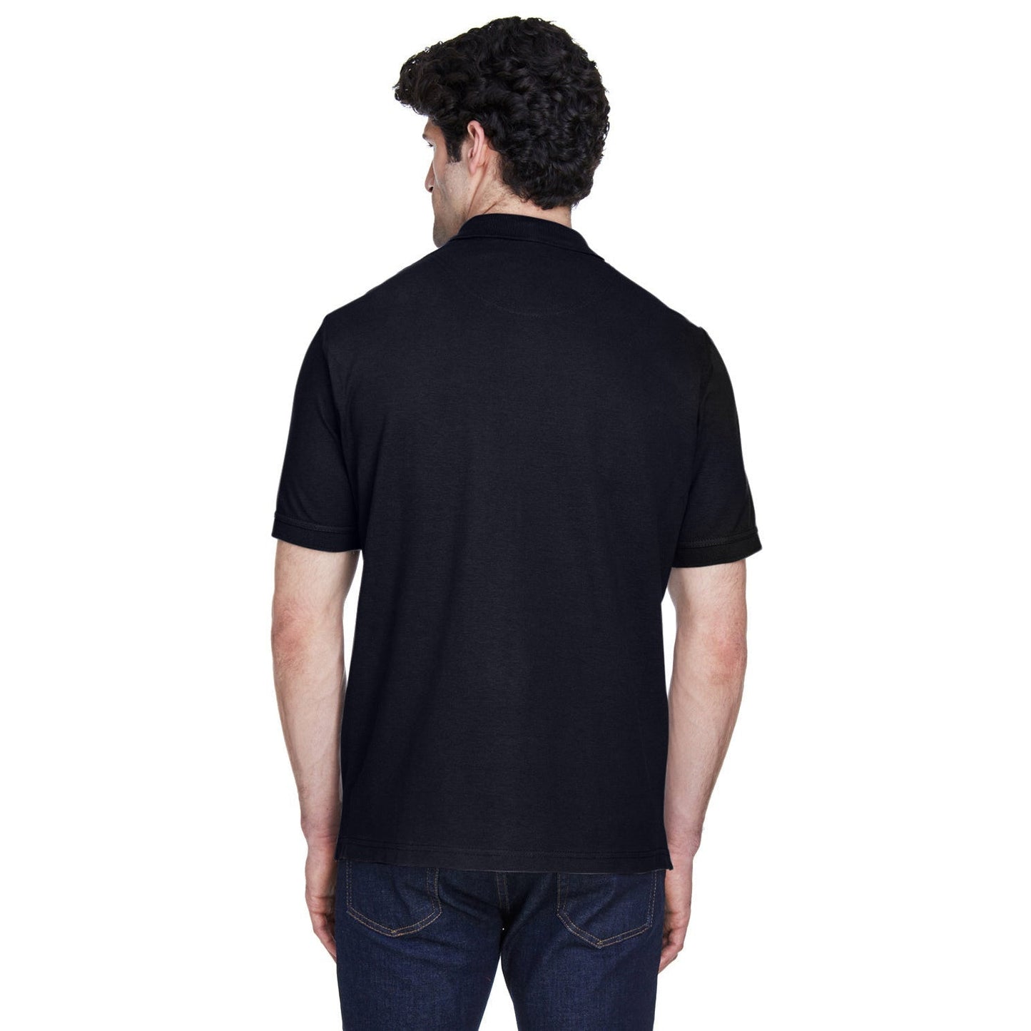 Black Polo Shirt - UltraClub - Classic Fit
