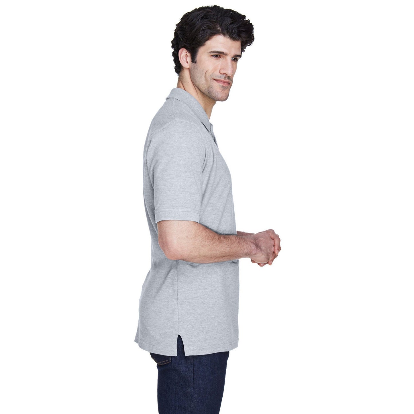 Black Polo Shirt - UltraClub - Classic Fit