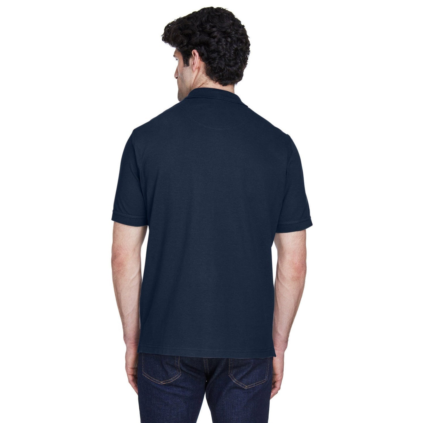 Black Polo Shirt - UltraClub - Classic Fit