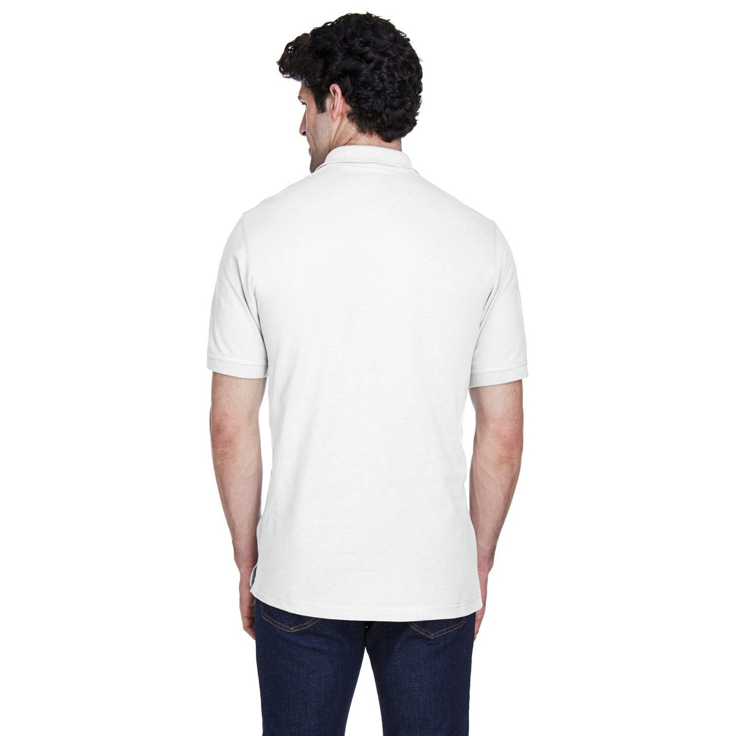Black Polo Shirt - UltraClub - Classic Fit