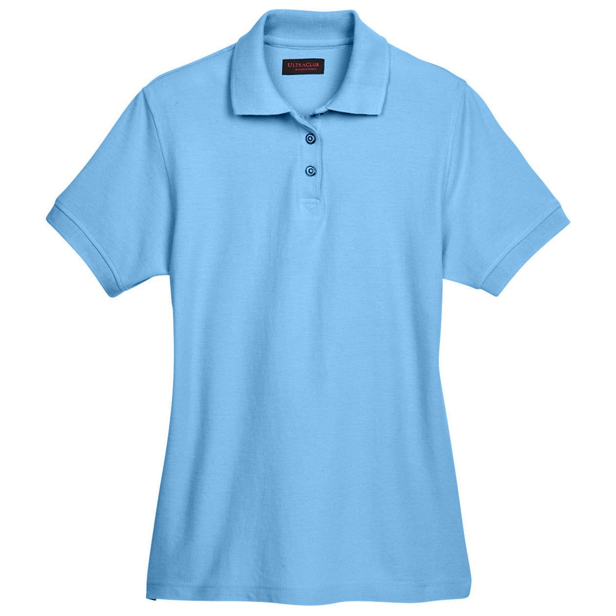 Black Polo Shirts - UltraClub - Feminine Fit