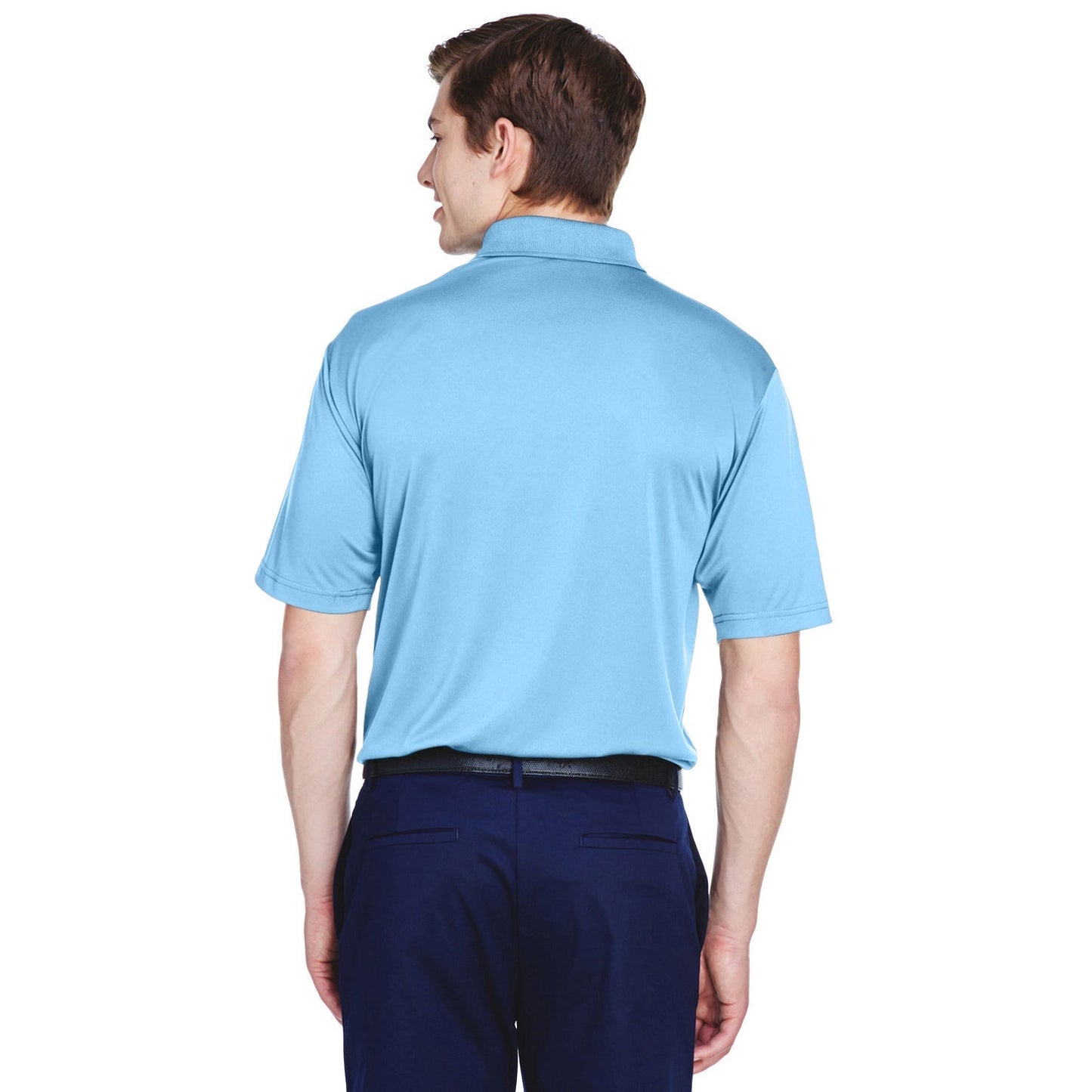 Black Polo Shirt - UltraClub - Moisture-Wicking