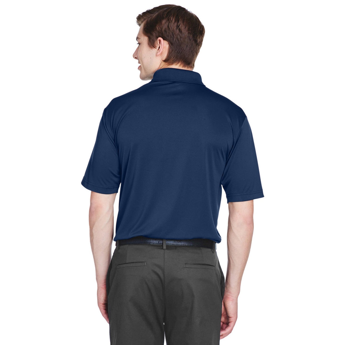 Black Polo Shirt - UltraClub - Moisture-Wicking