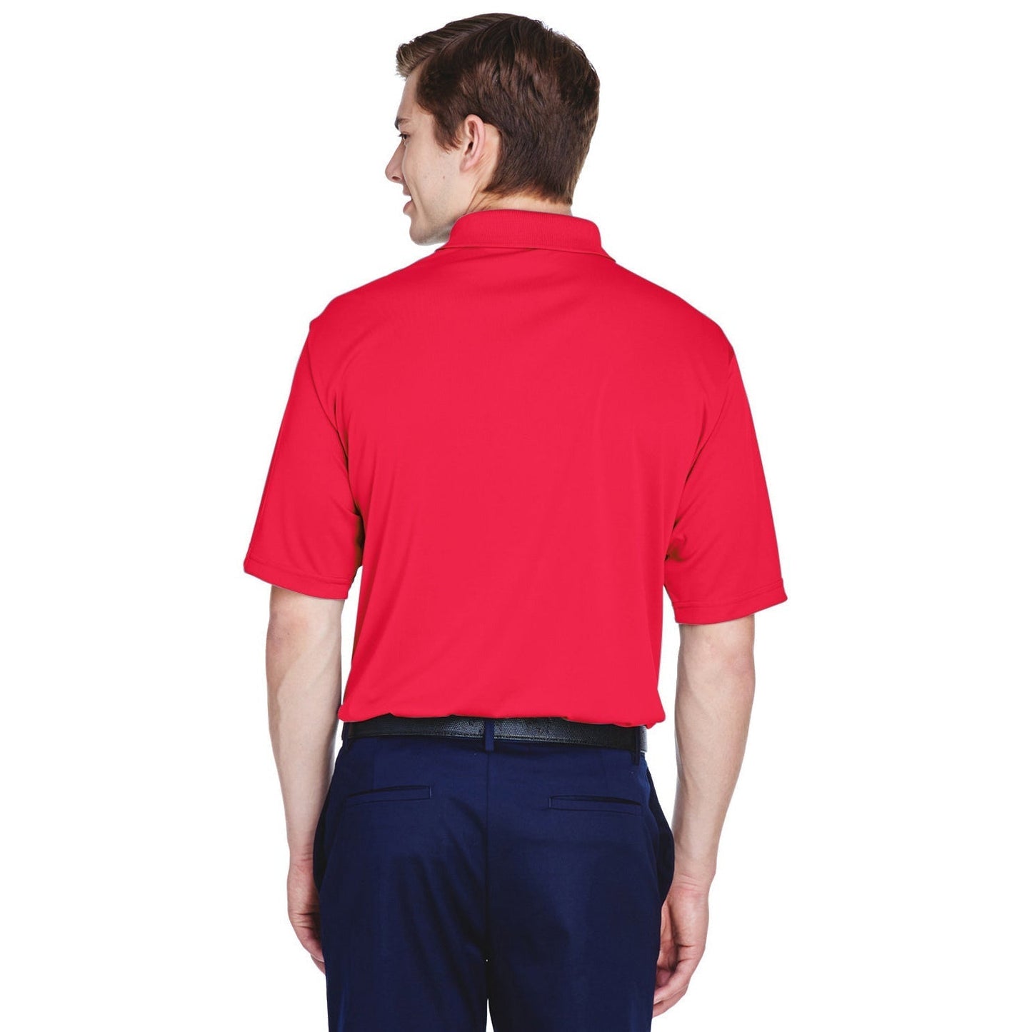 Black Polo Shirt - UltraClub - Moisture-Wicking