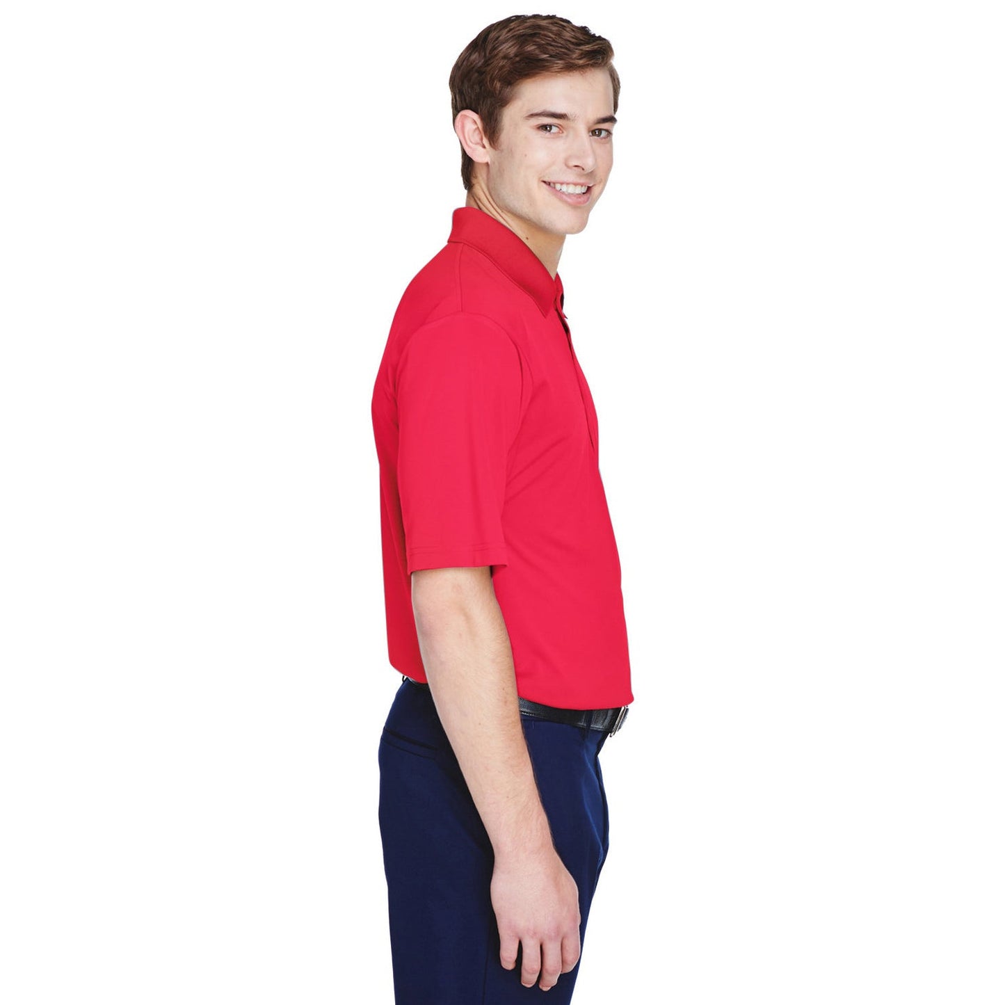 Black Polo Shirt - UltraClub - Moisture-Wicking