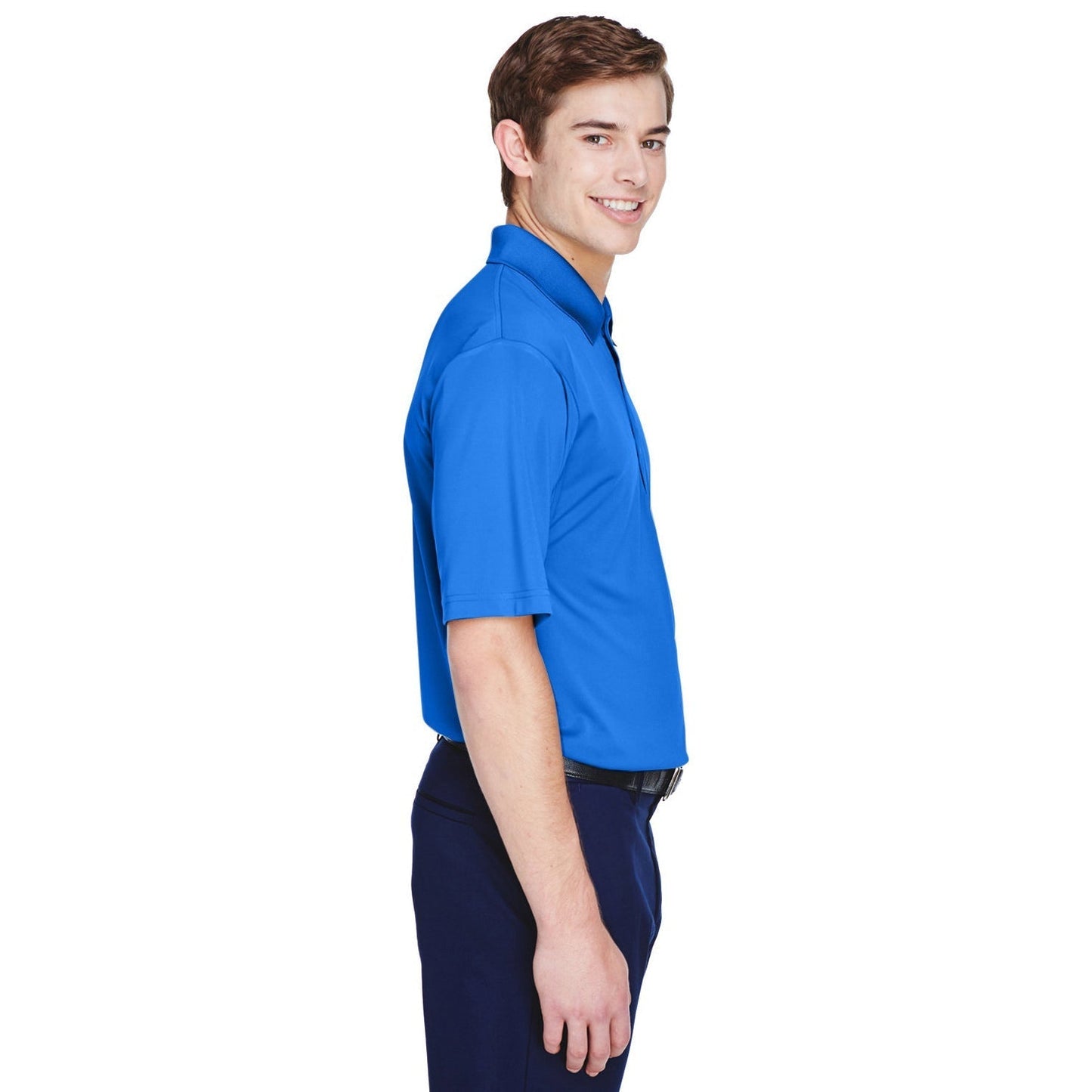 Black Polo Shirt - UltraClub - Moisture-Wicking