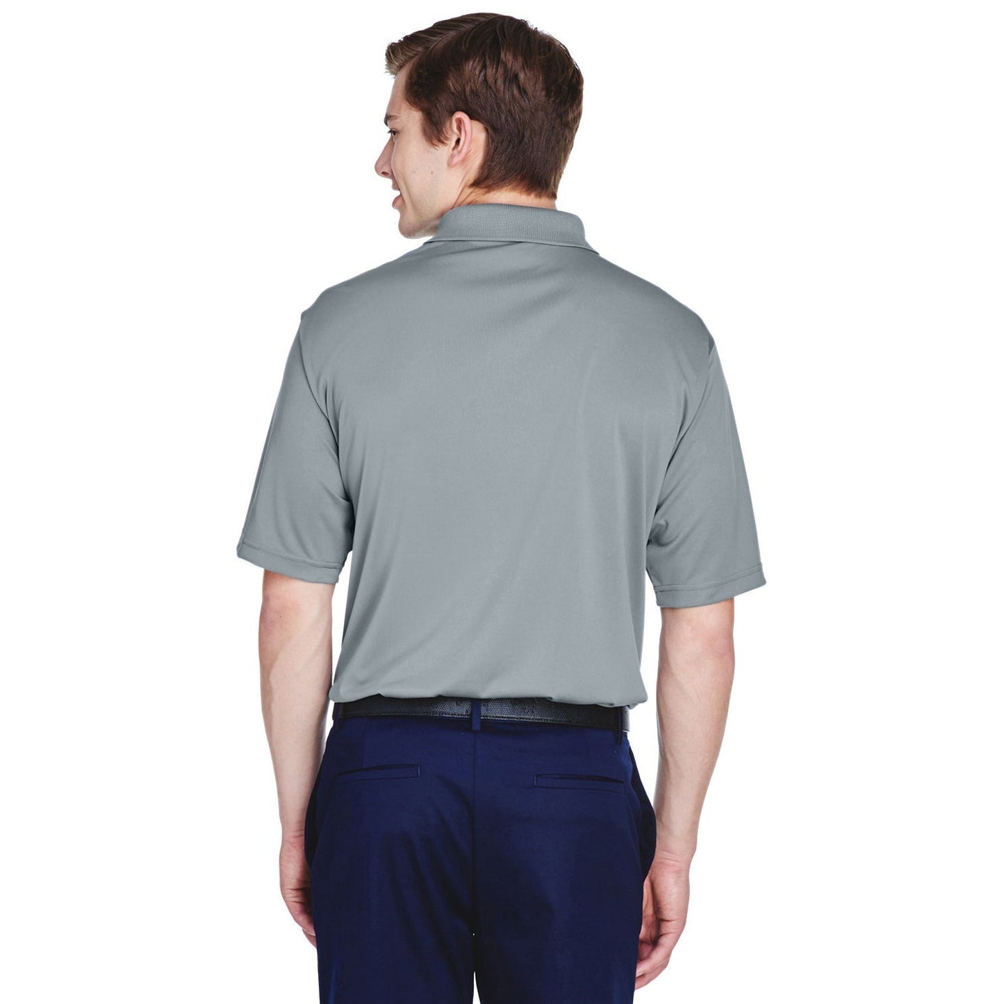 Black Polo Shirt - UltraClub - Moisture-Wicking