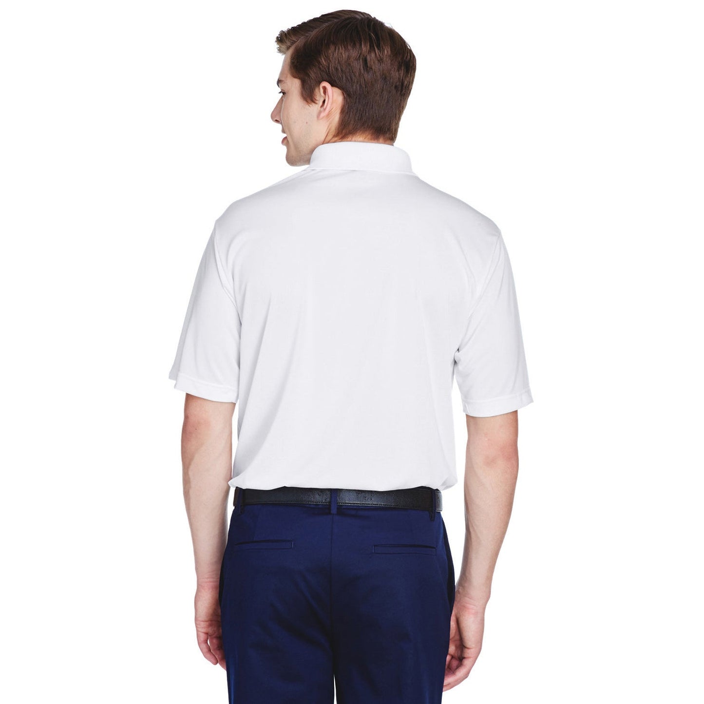 Black Polo Shirt - UltraClub - Moisture-Wicking
