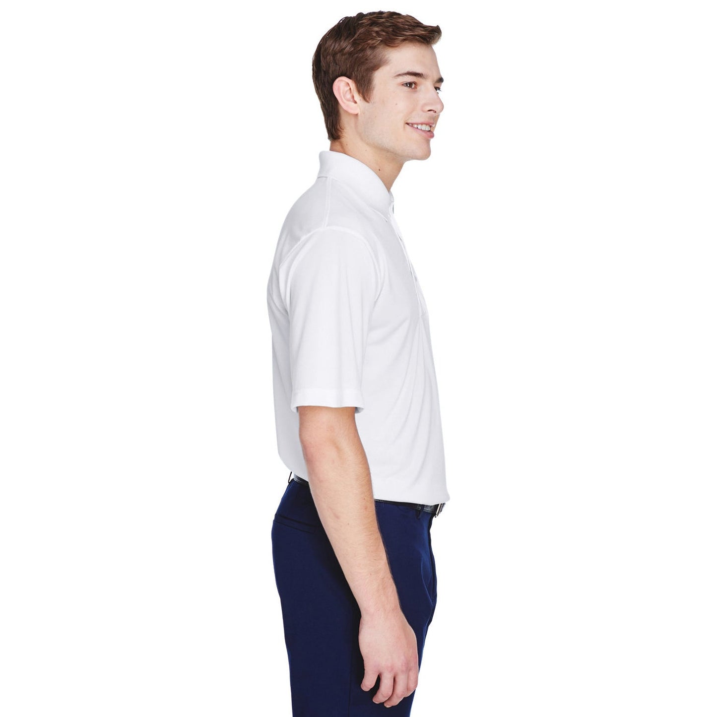 Black Polo Shirt - UltraClub - Moisture-Wicking