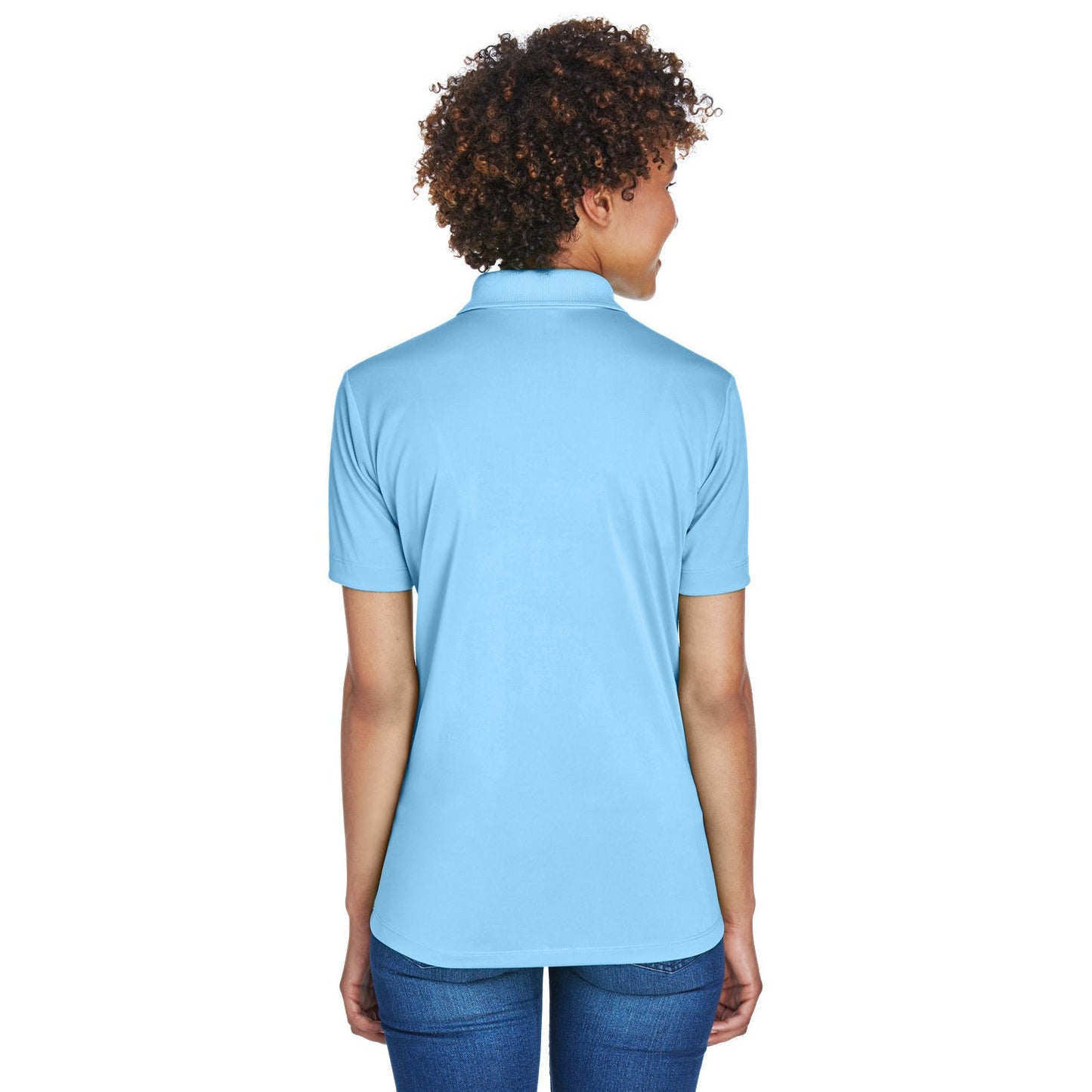 Black Polo Shirt - UltraClub - Moisture-Wicking