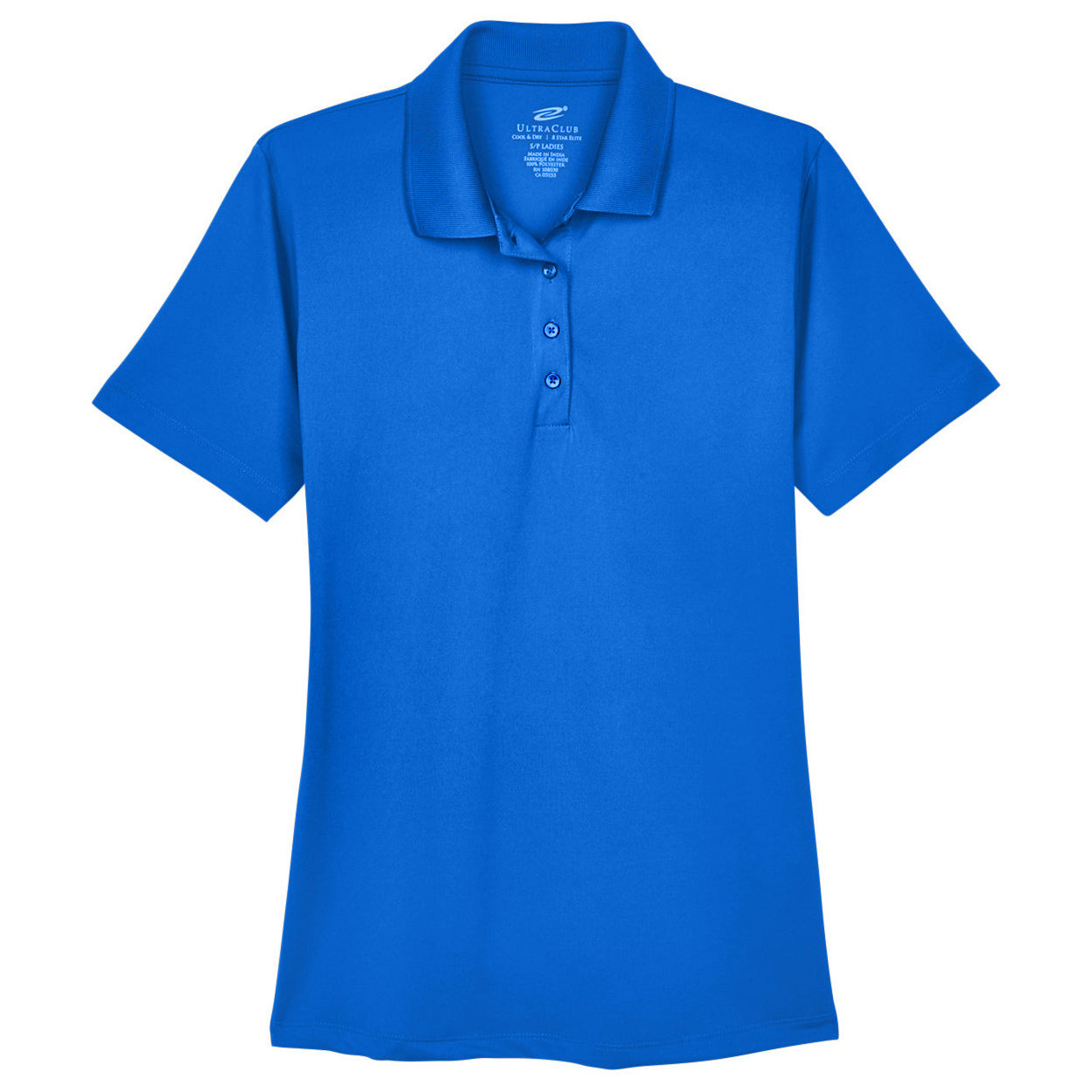 Black Polo Shirt - UltraClub - Moisture-Wicking