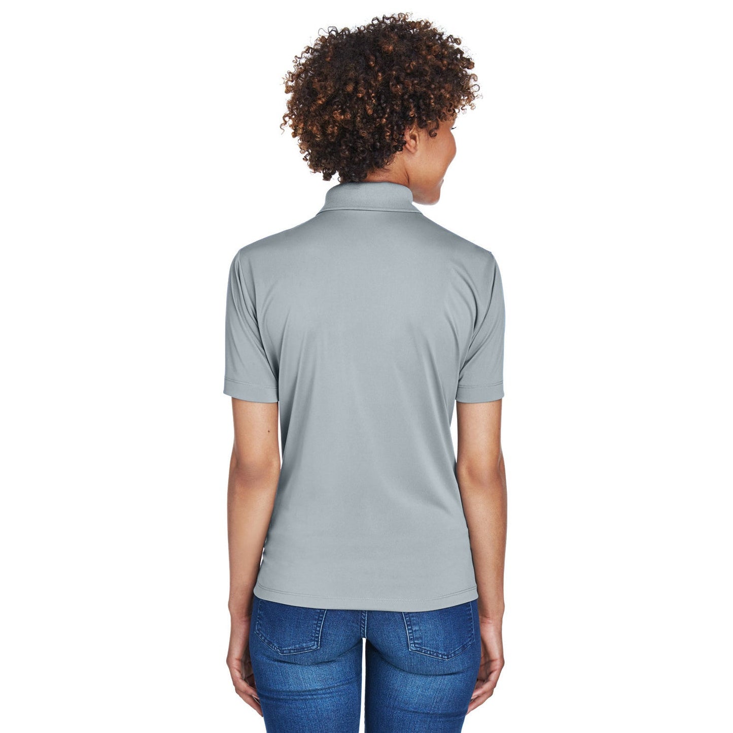 Black Polo Shirt - UltraClub - Moisture-Wicking