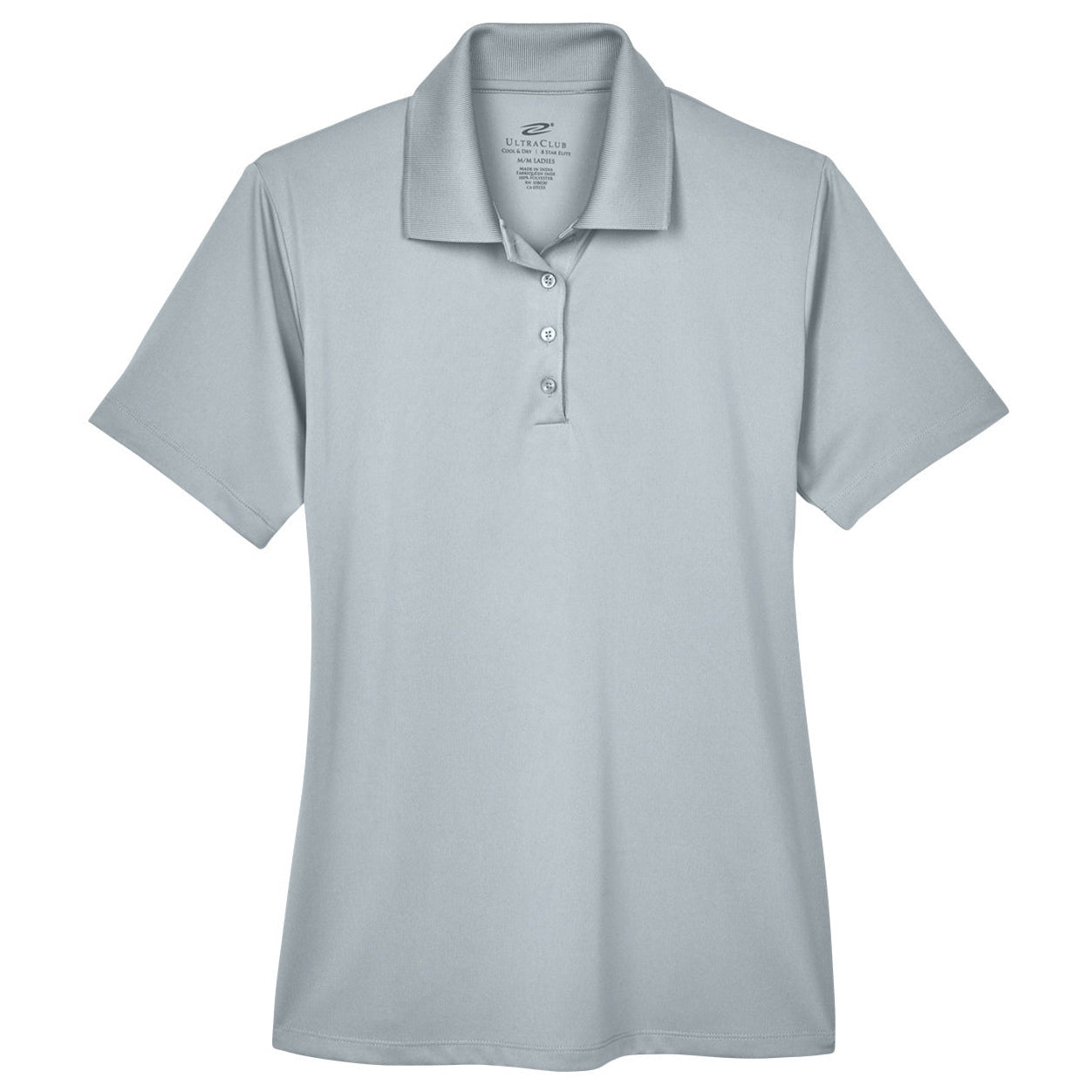 Black Polo Shirt - UltraClub - Moisture-Wicking
