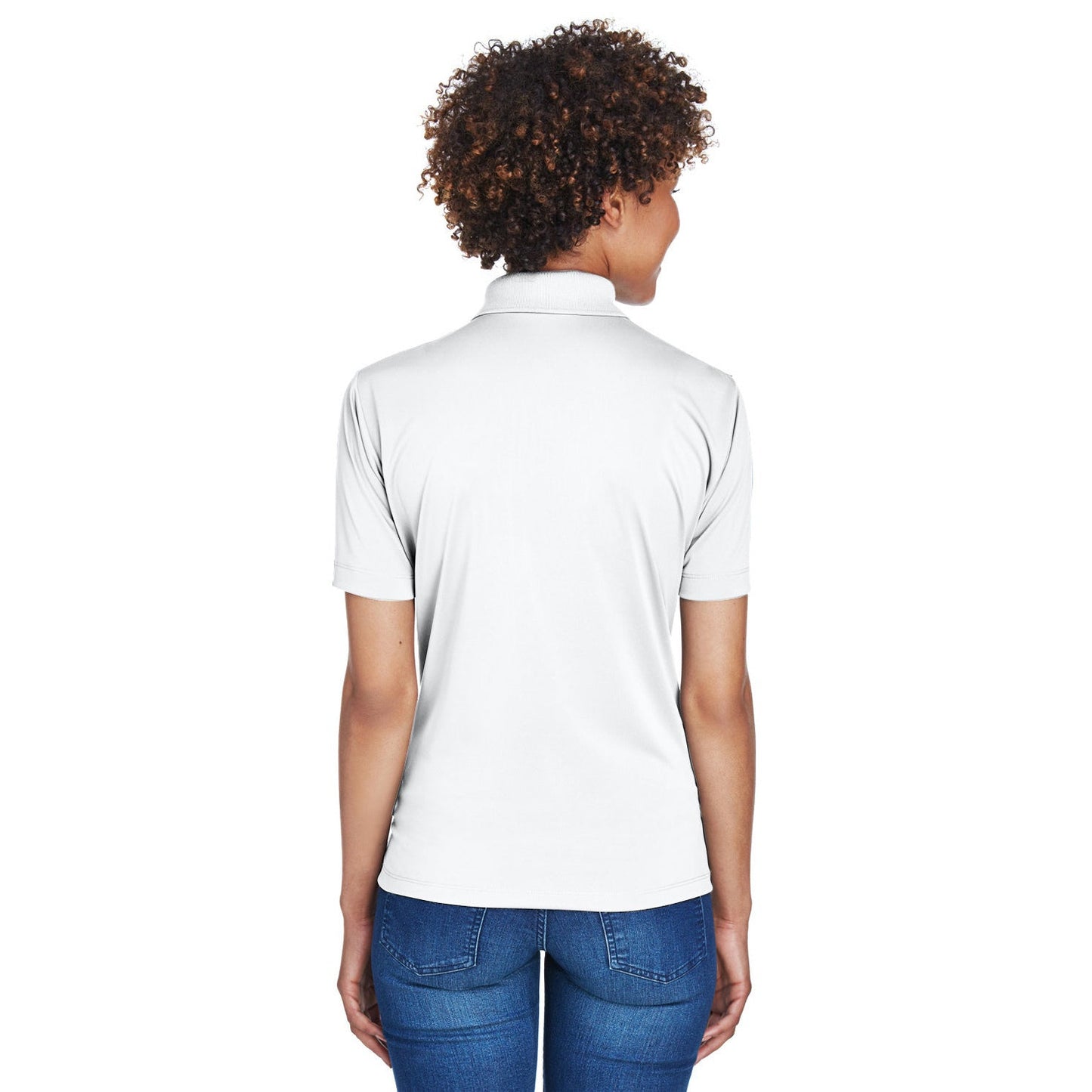 Black Polo Shirt - UltraClub - Moisture-Wicking