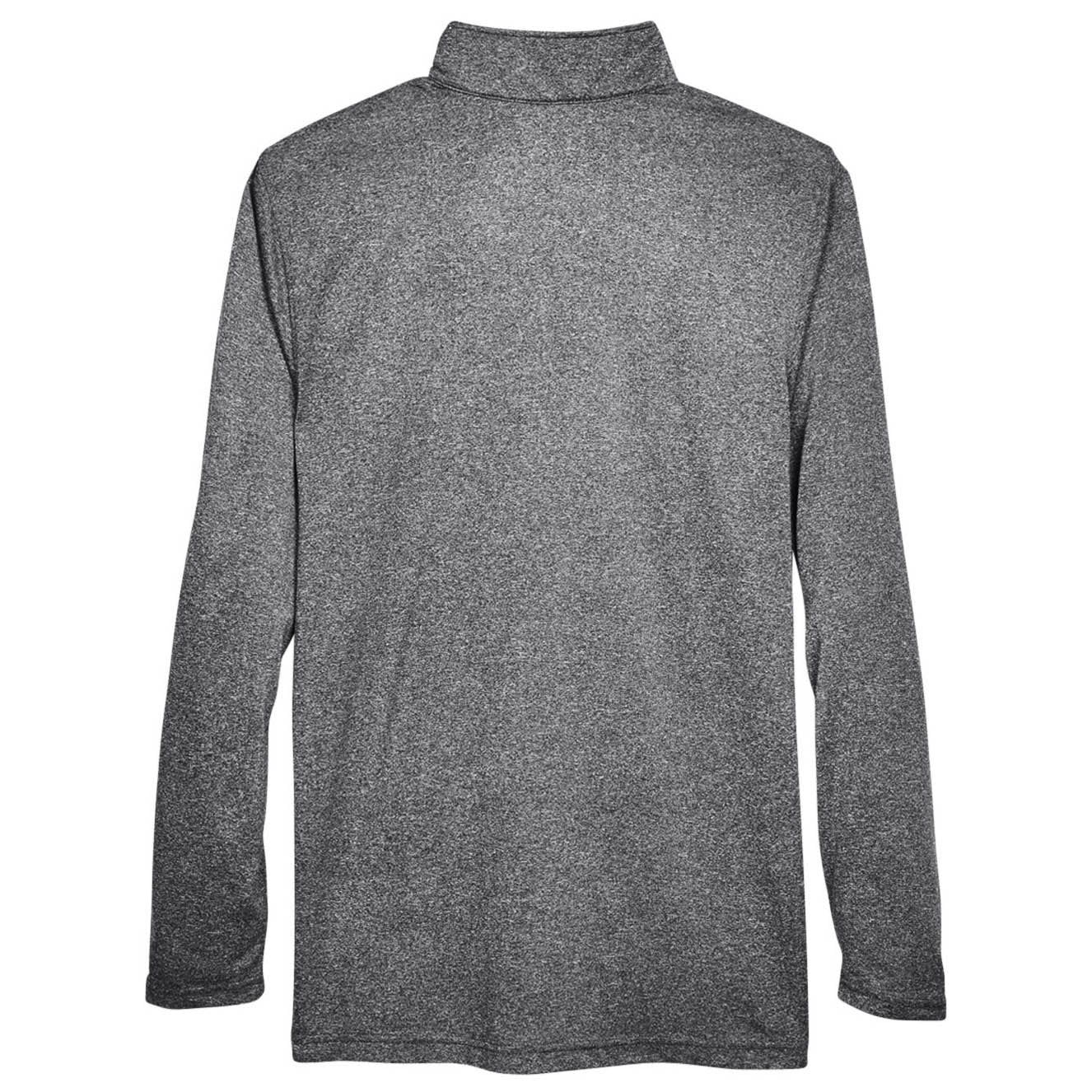 Black Heather Sweatshirt - UltraClub - Moisture-Wicking