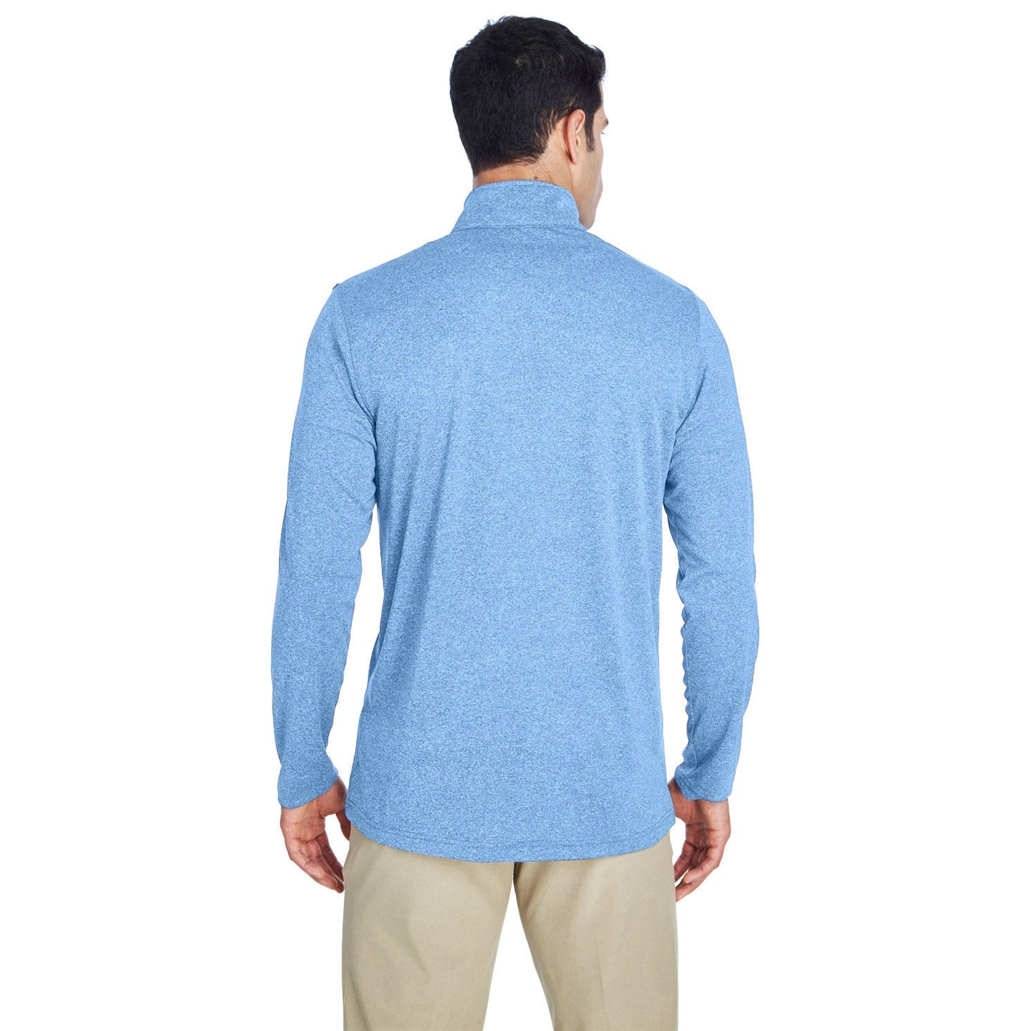 Black Heather Sweatshirt - UltraClub - Moisture-Wicking