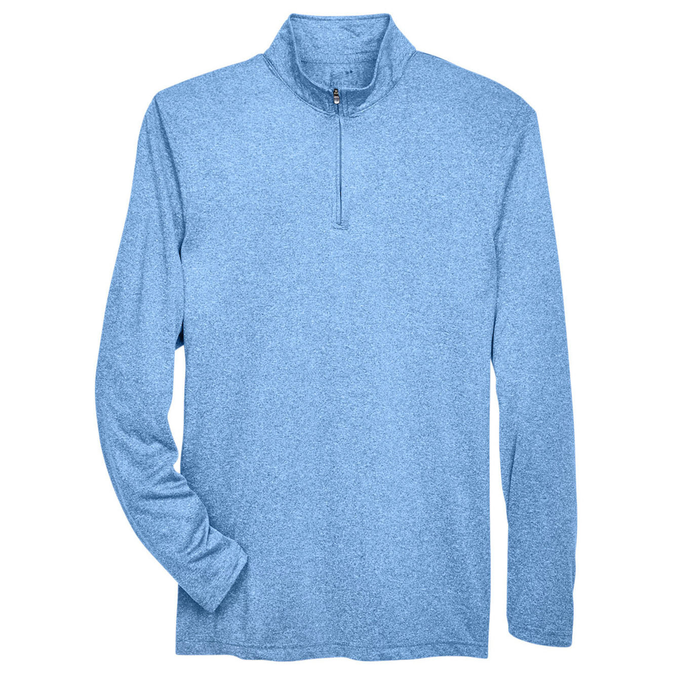 Black Heather Sweatshirt - UltraClub - Moisture-Wicking