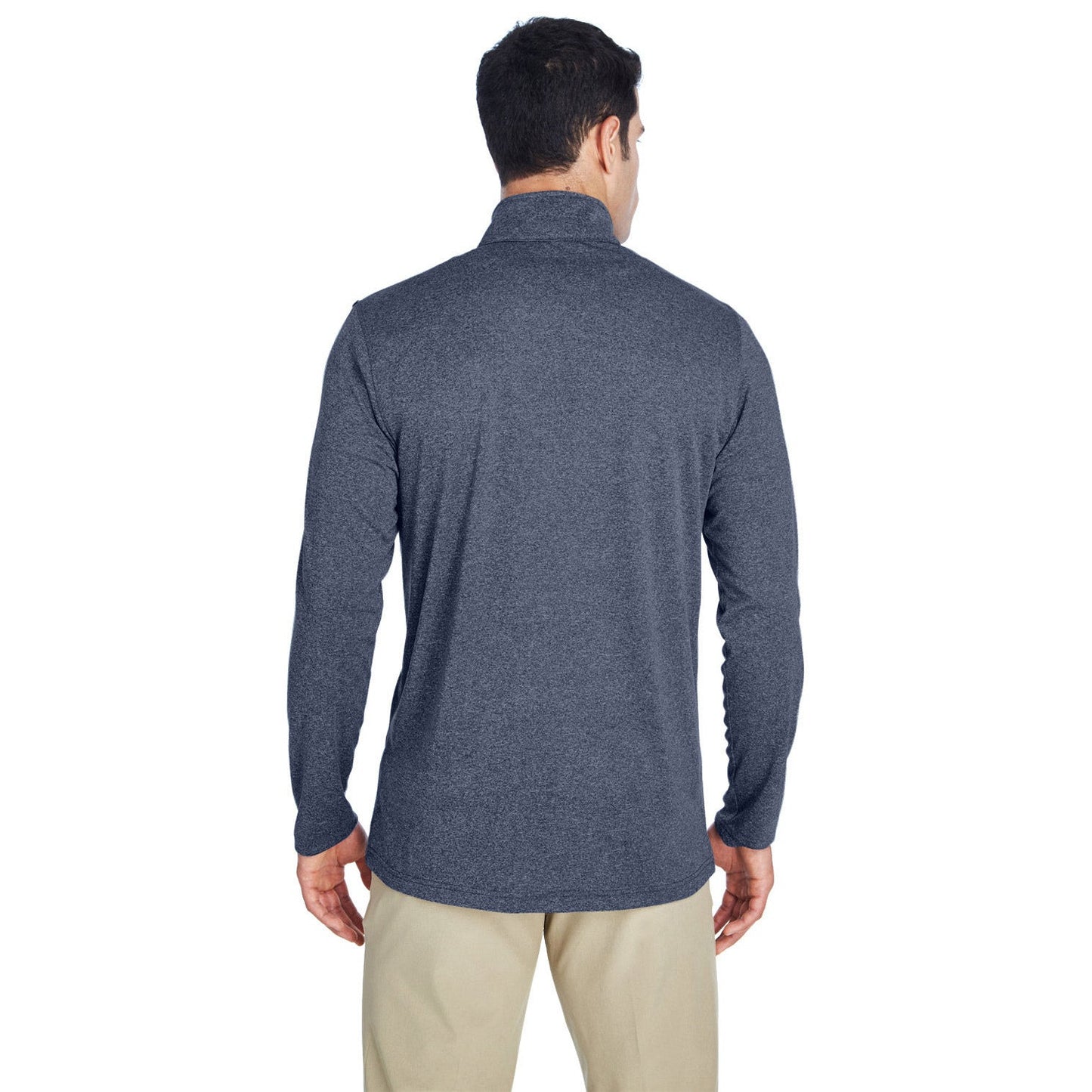 Black Heather Sweatshirt - UltraClub - Moisture-Wicking