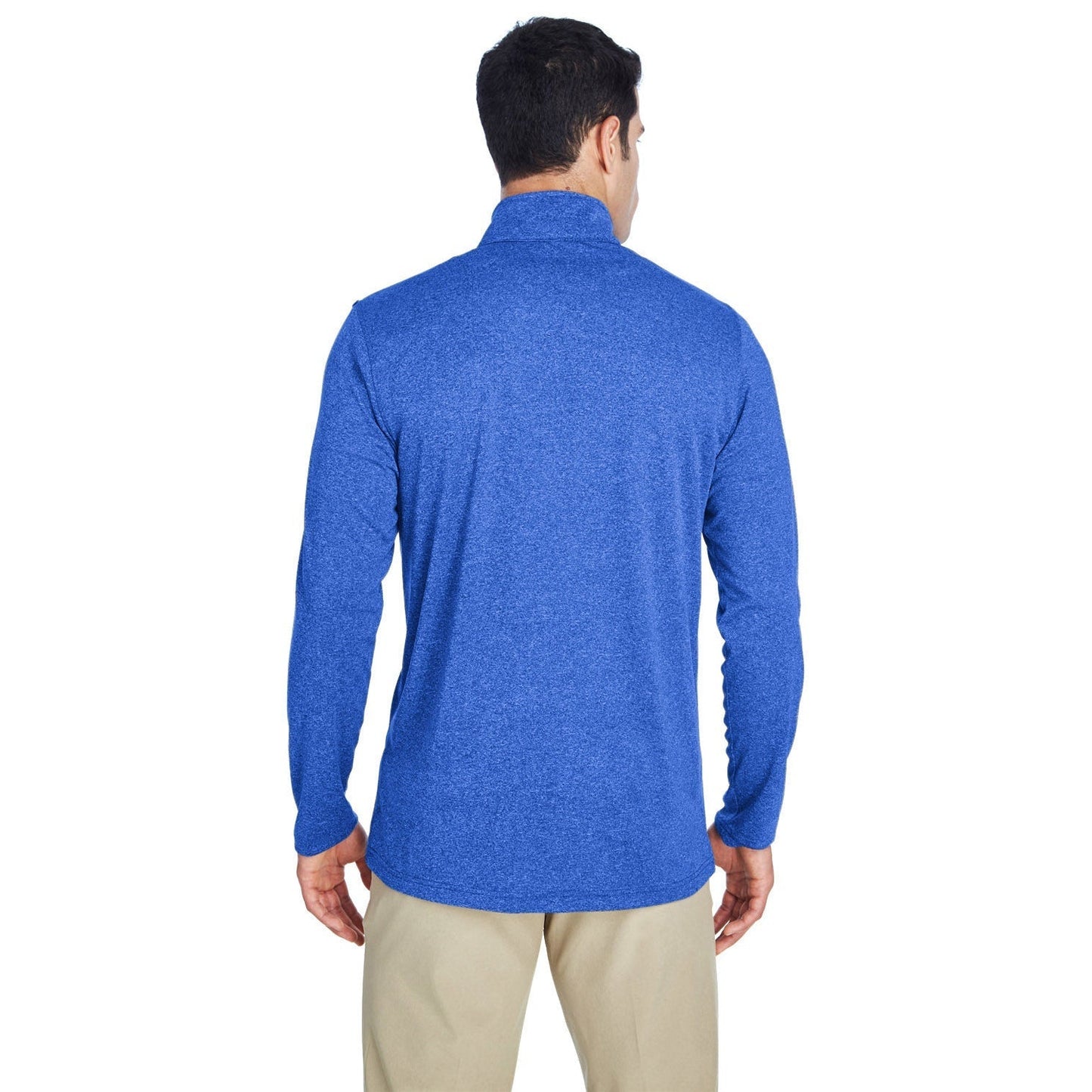 Black Heather Sweatshirt - UltraClub - Moisture-Wicking