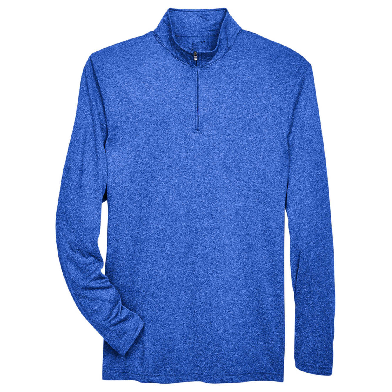 Black Heather Sweatshirt - UltraClub - Moisture-Wicking