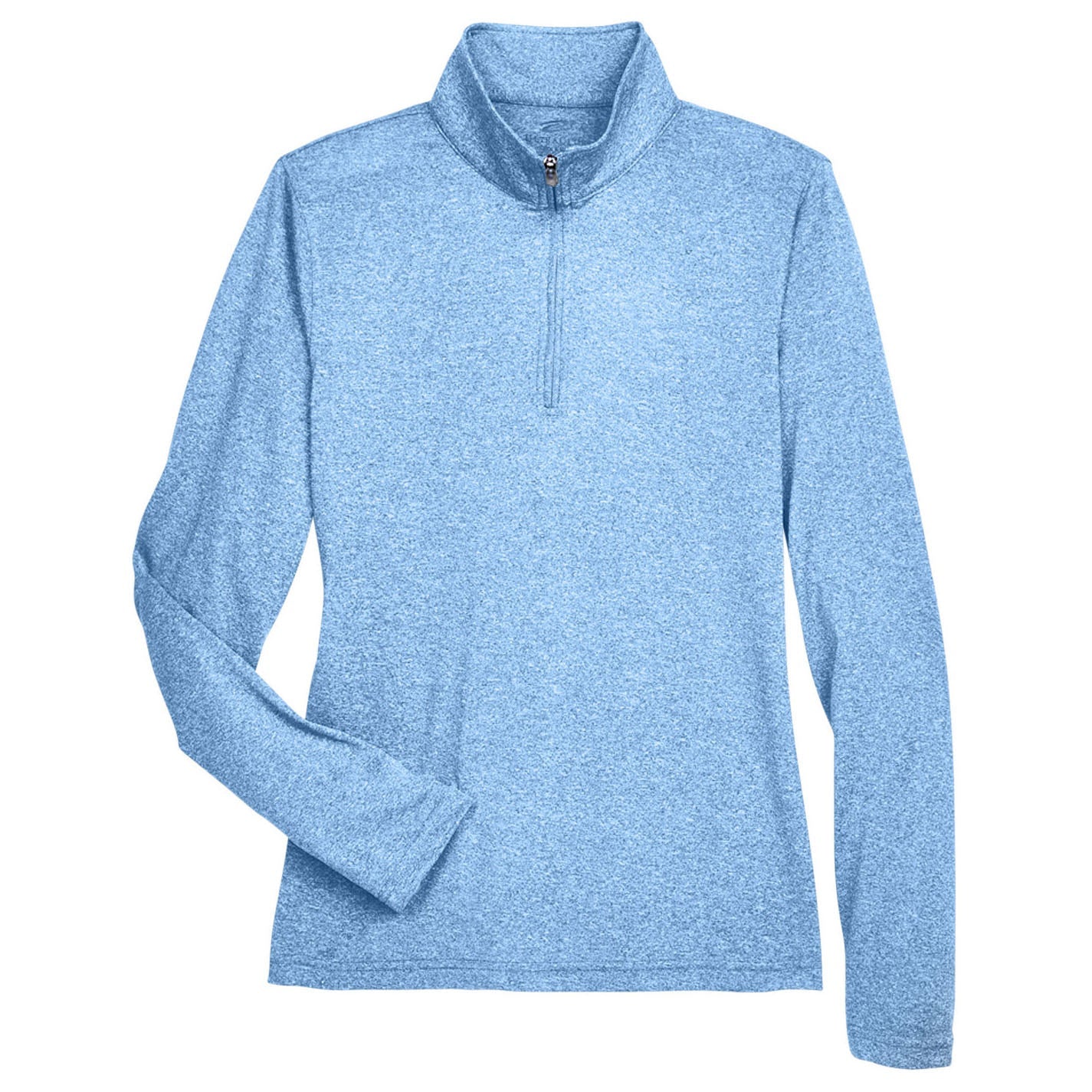 Black Heather Sweatshirt - UltraClub - Moisture Wicking