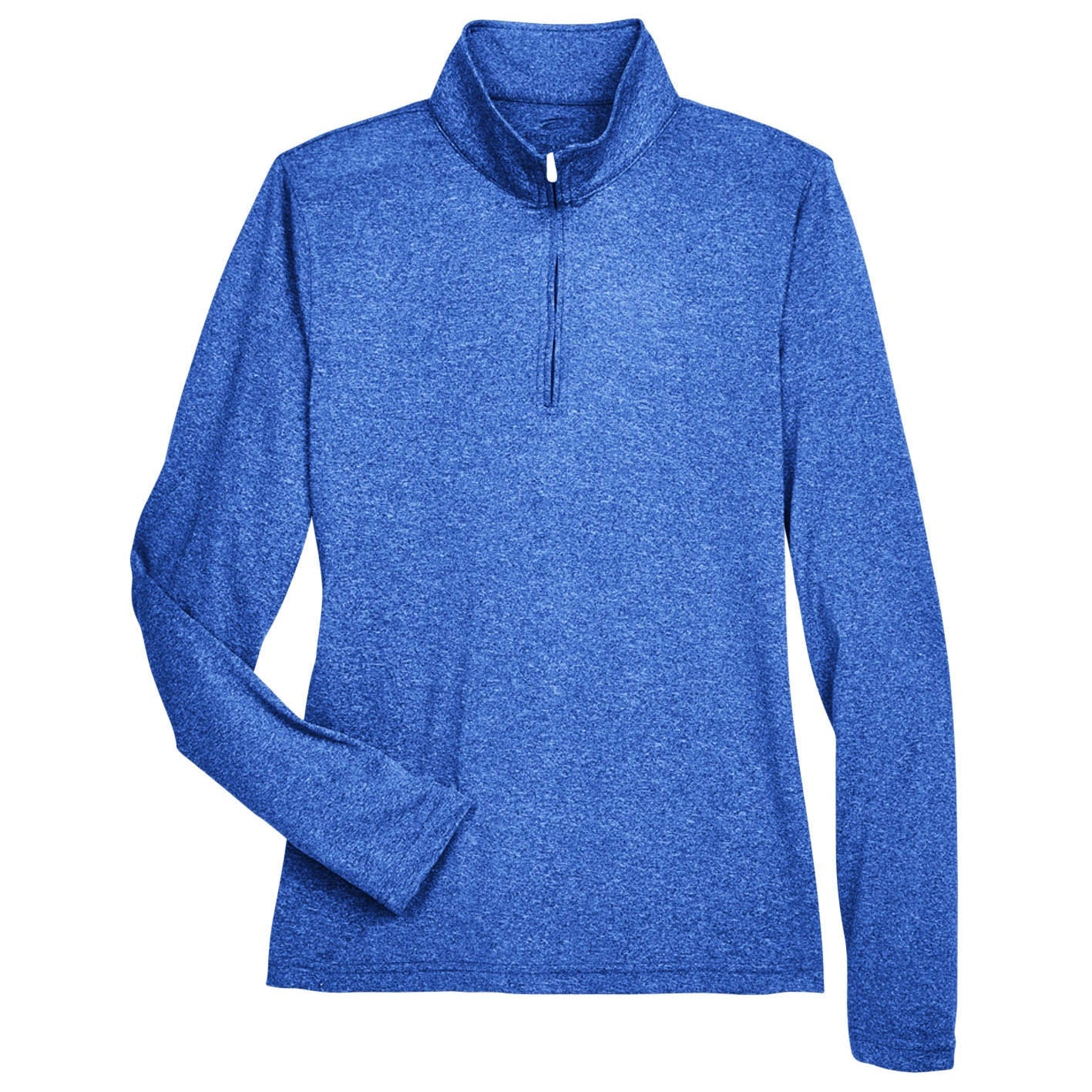 Black Heather Sweatshirt - UltraClub - Moisture Wicking