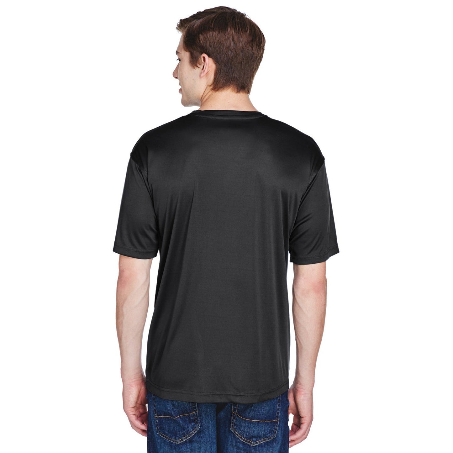 Black T-Shirts - UltraClub - Moisture-Wicking Performance