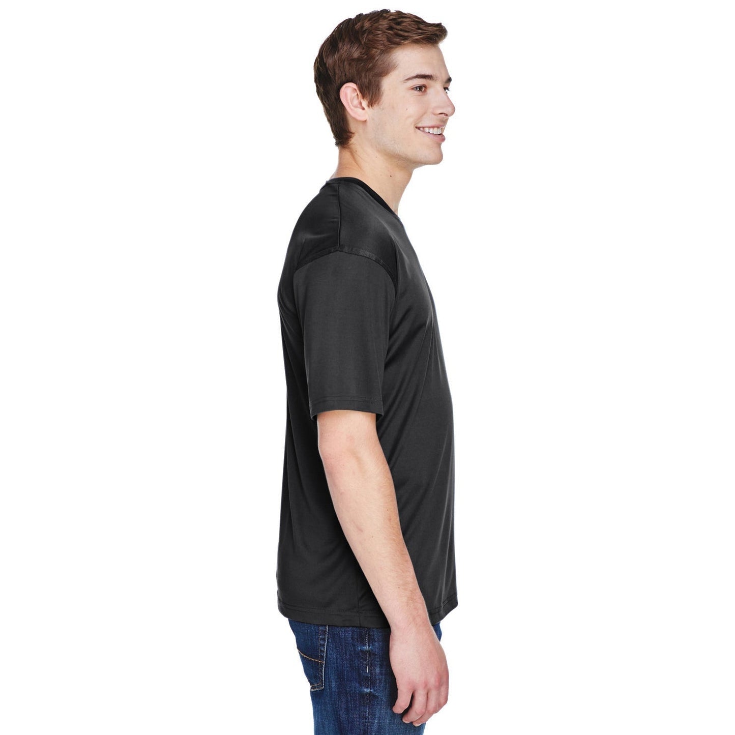 Black T-Shirts - UltraClub - Moisture-Wicking Performance