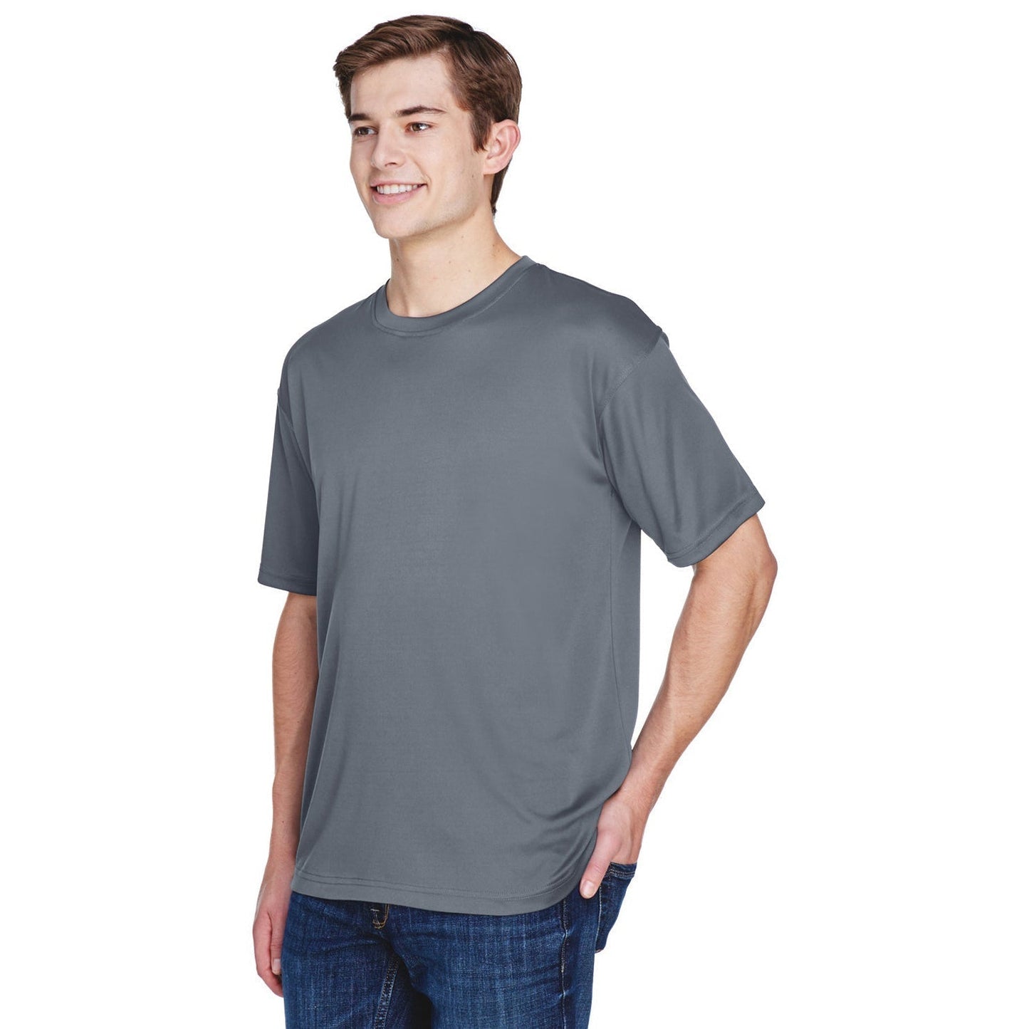Black T-Shirts - UltraClub - Moisture-Wicking Performance
