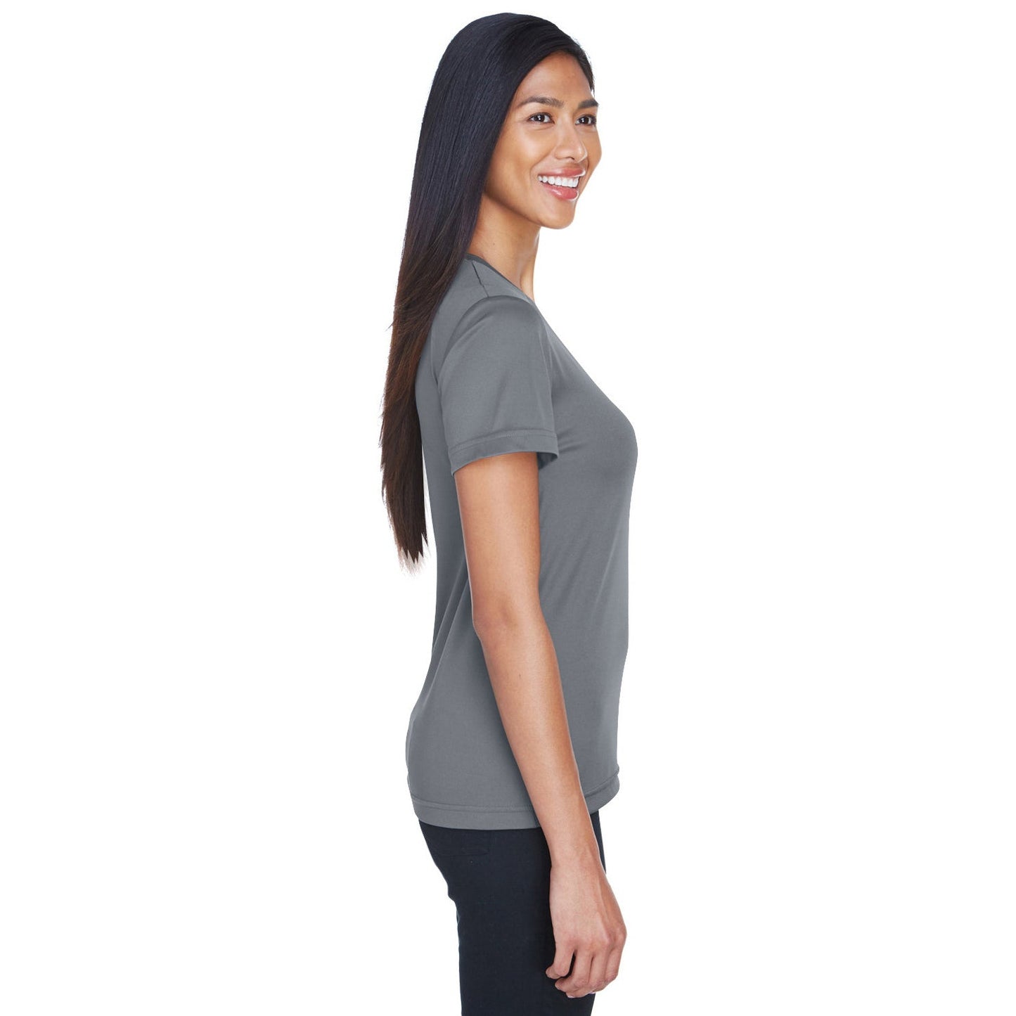 Black T-Shirts - UltraClub - Lightweight Performance
