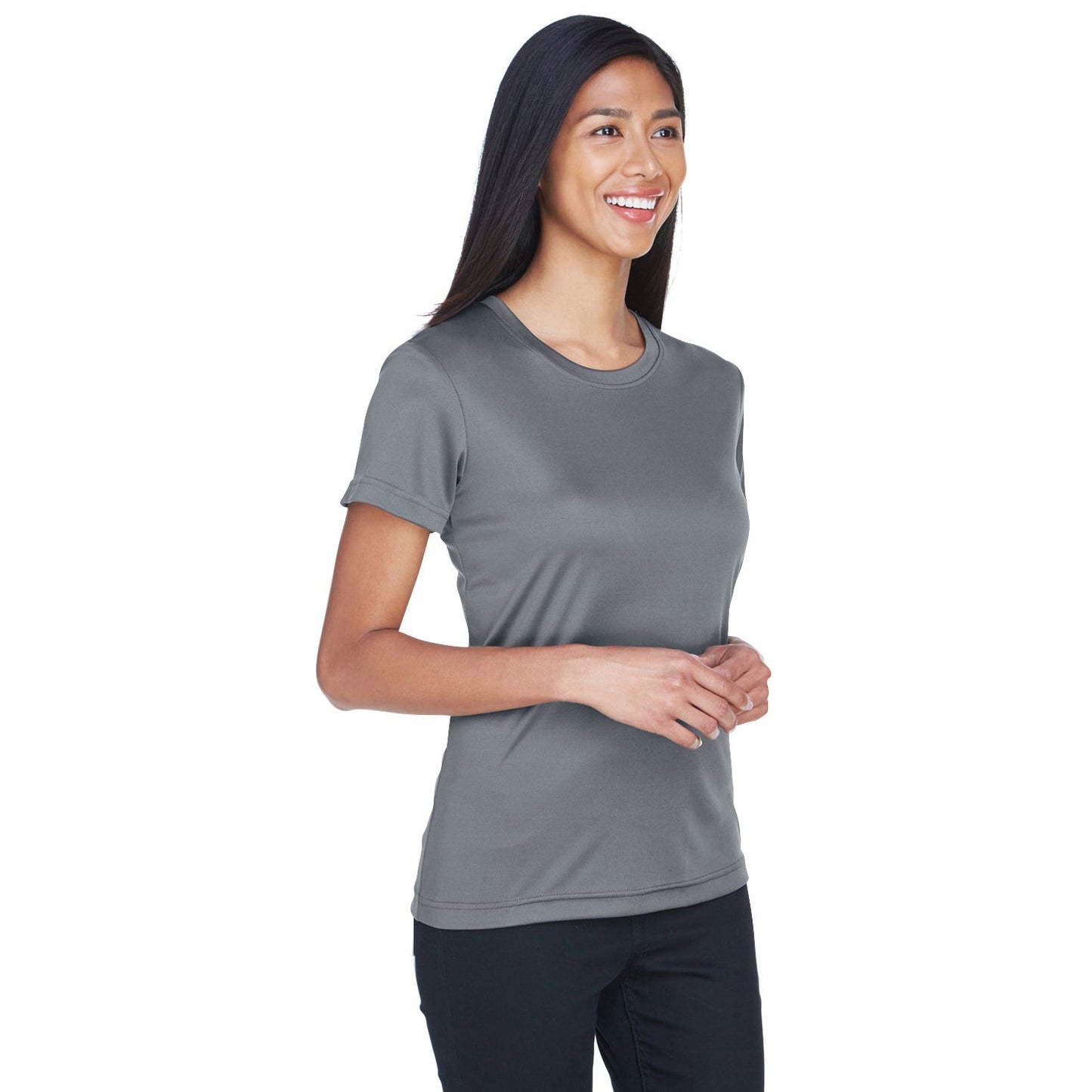 Black T-Shirts - UltraClub - Lightweight Performance