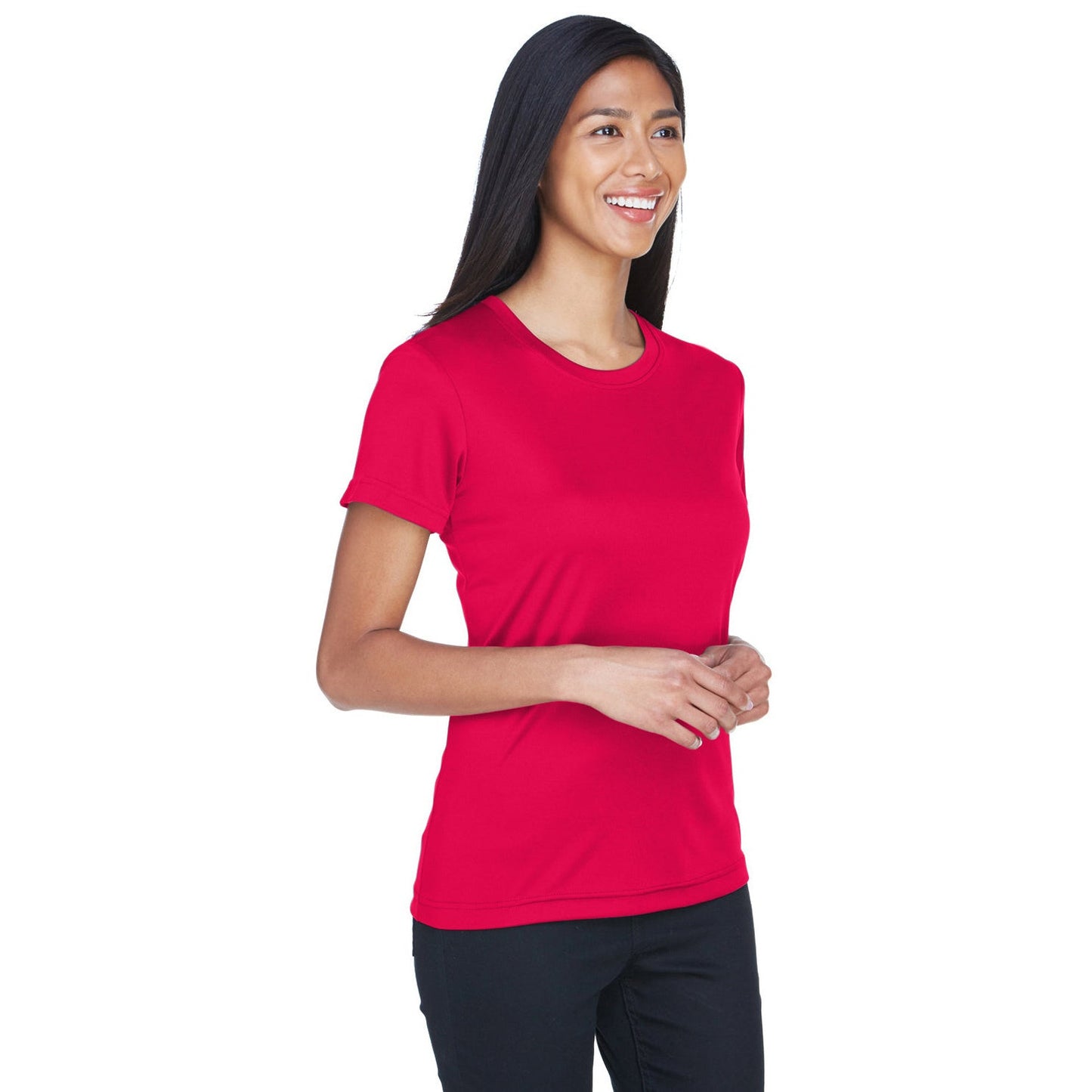 Black T-Shirts - UltraClub - Lightweight Performance