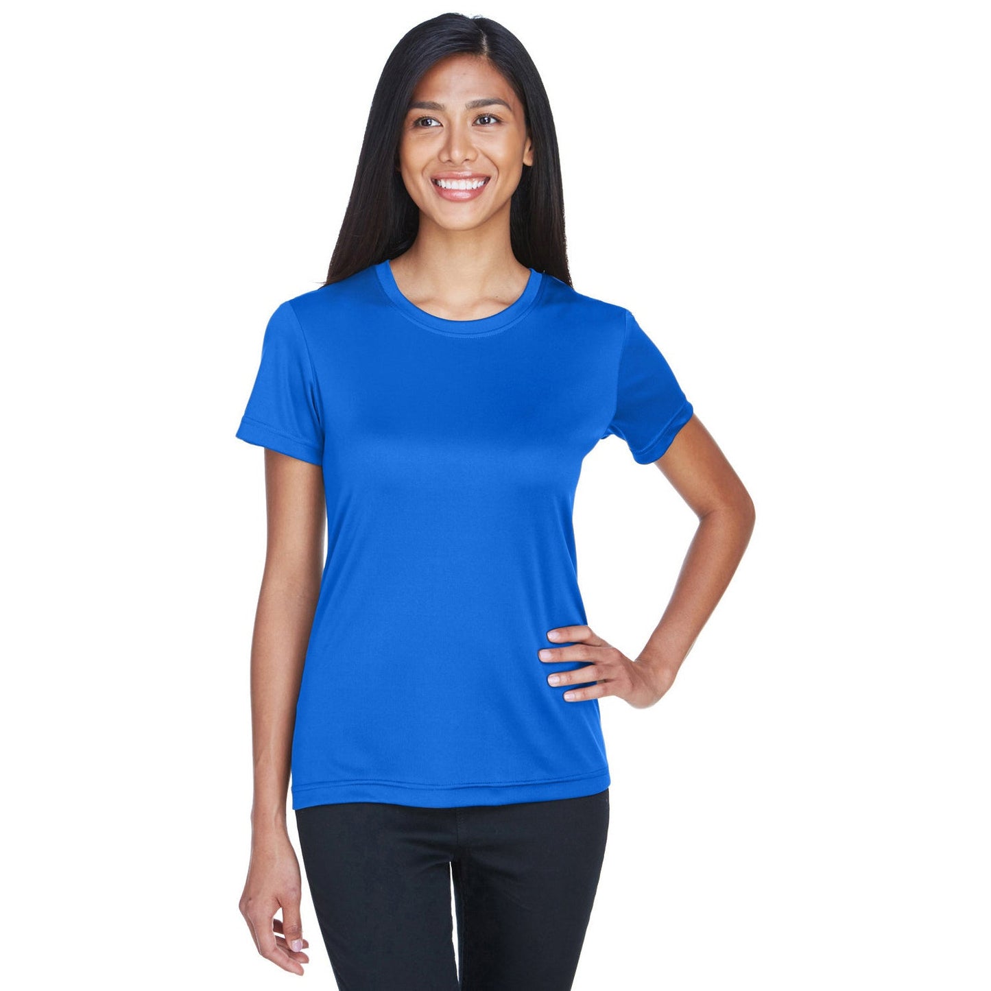 Black T-Shirts - UltraClub - Lightweight Performance