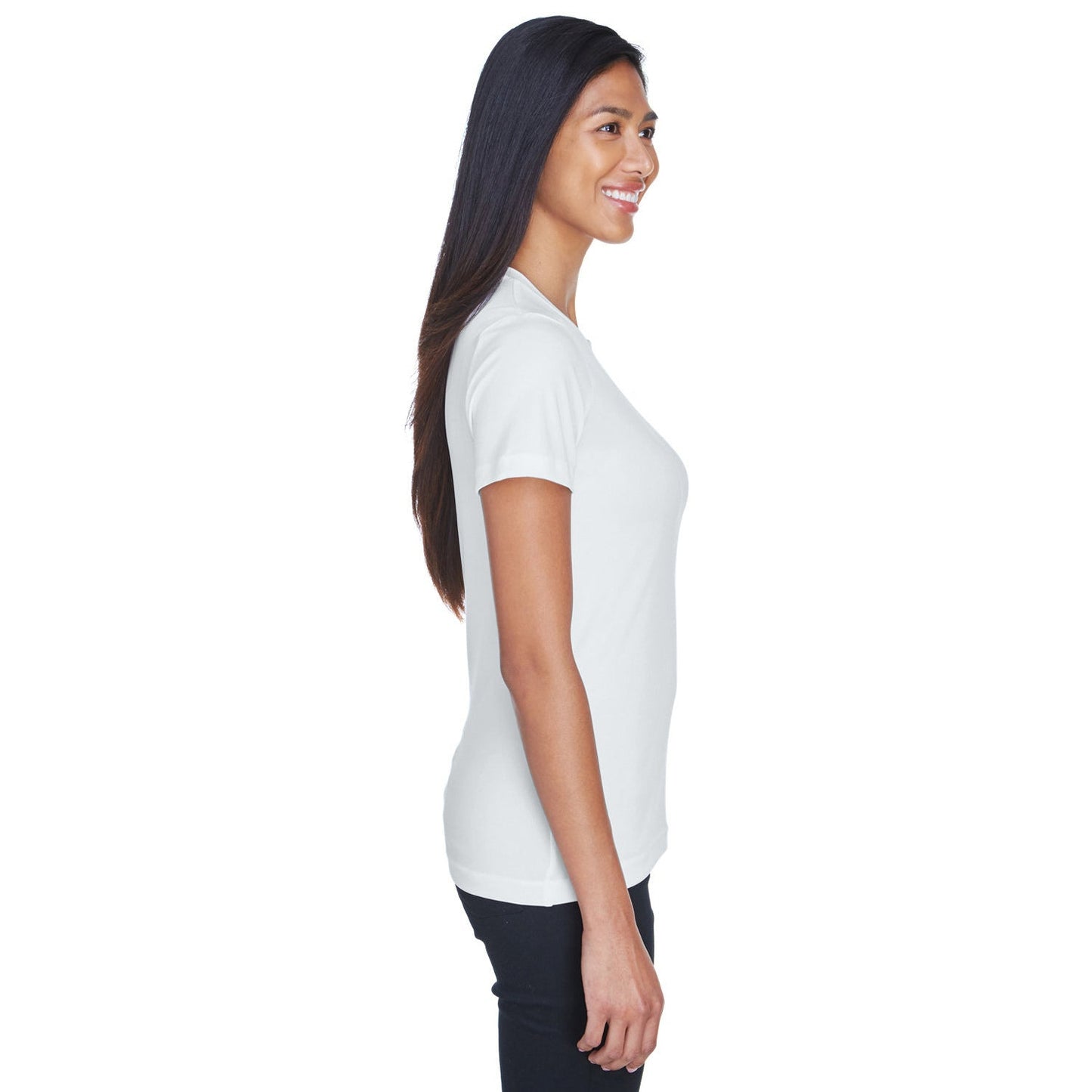 Black T-Shirts - UltraClub - Lightweight Performance