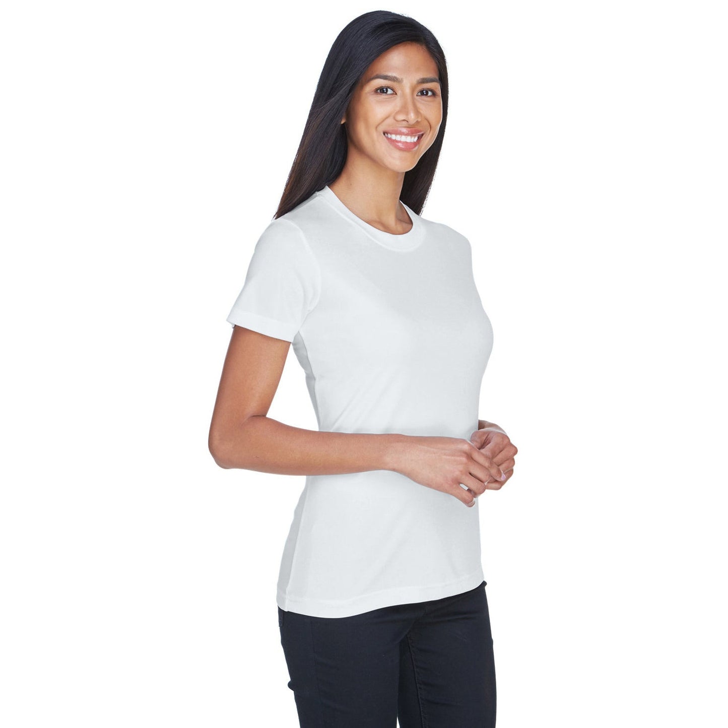 Black T-Shirts - UltraClub - Lightweight Performance