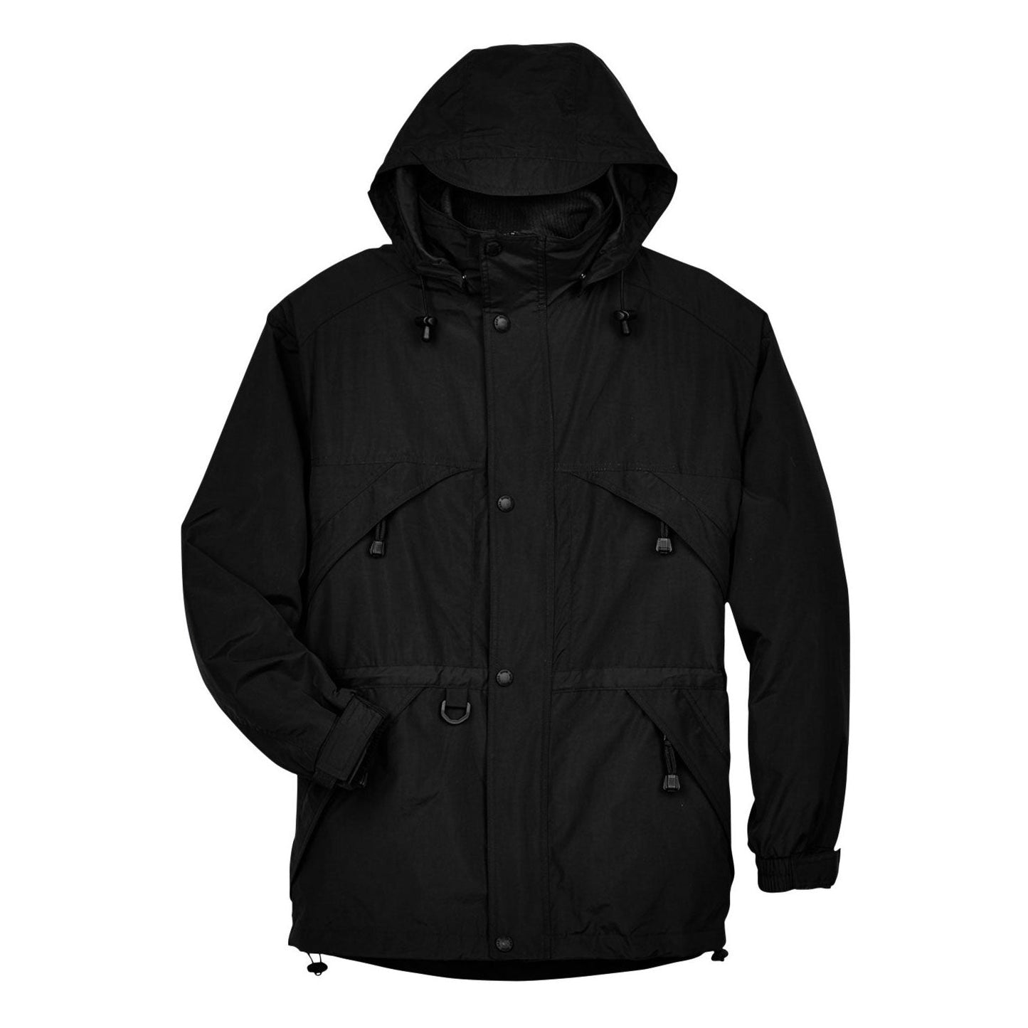 Black Jackets - North End - 3-In-1 Parka Dobby Trim