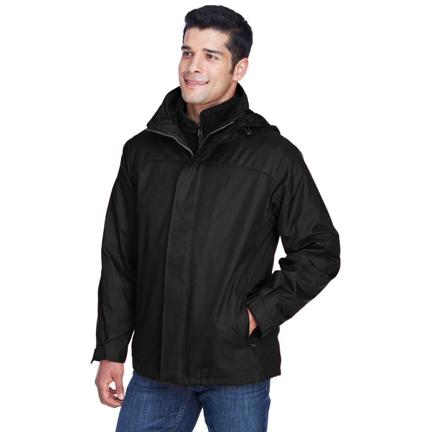 Black Jackets | North End | 88130 Adult 3-In-1 - brand - Warm Fleece