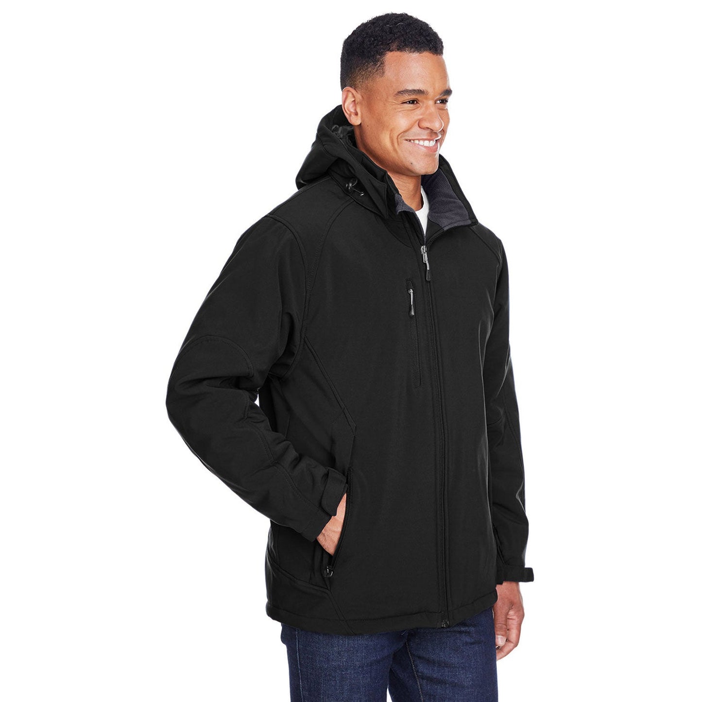 Black Insulated Jacket - North End - Comfortable Design