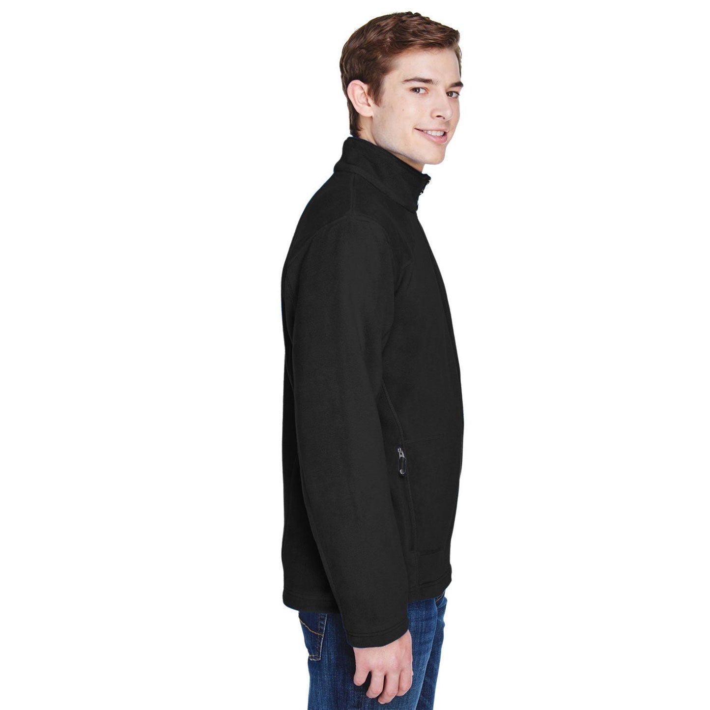Black Fleece Jacket - North End - Soft and Stylish