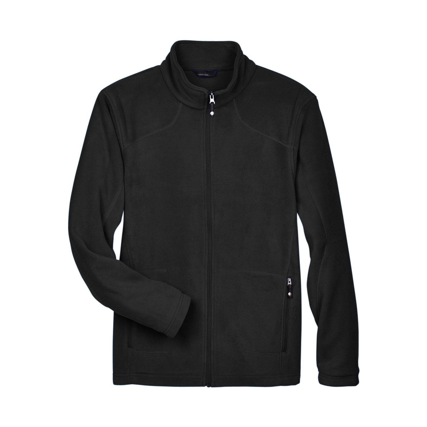 Black Fleece Jacket - North End - Soft and Stylish
