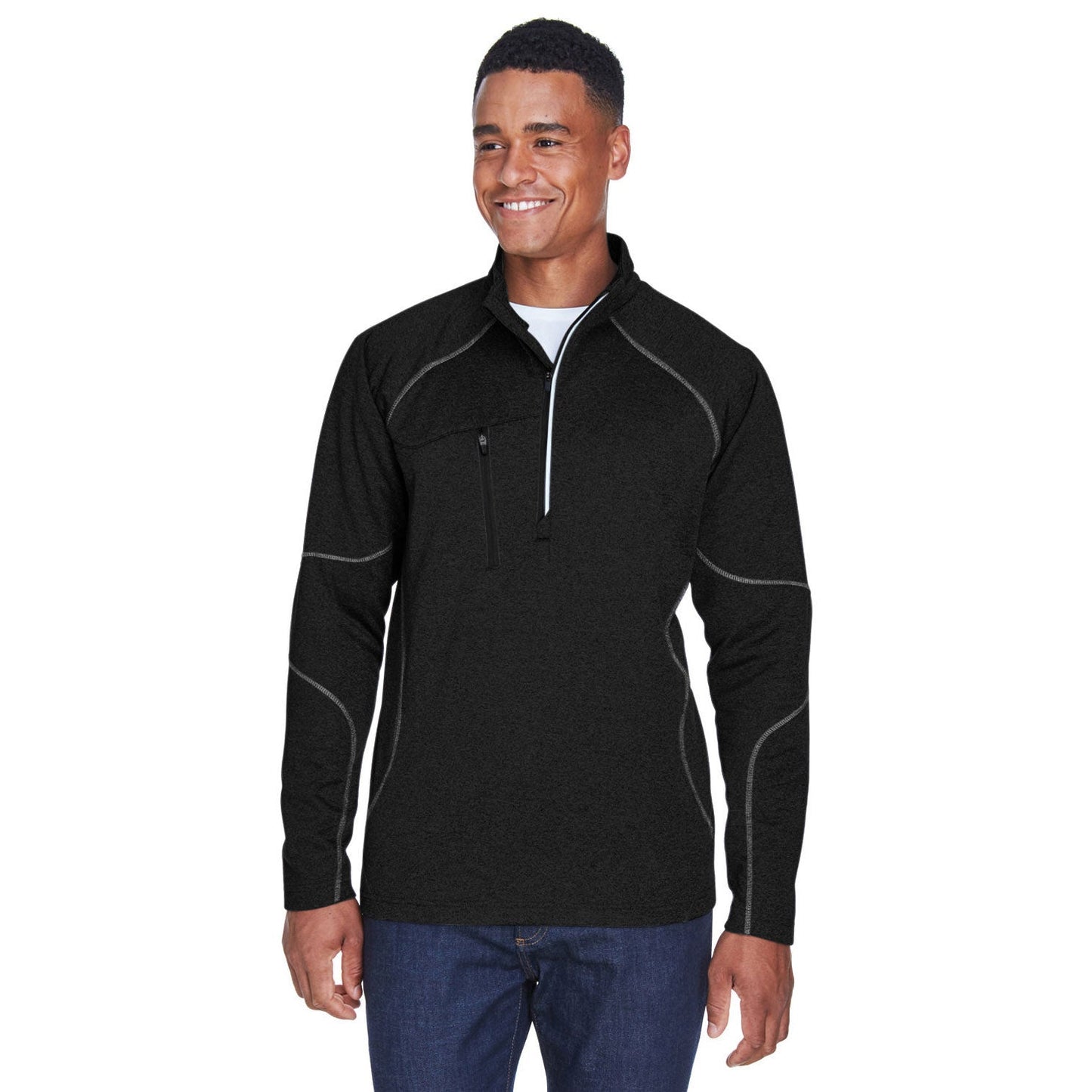 Black Sweatshirts - North End - Performance Fleece