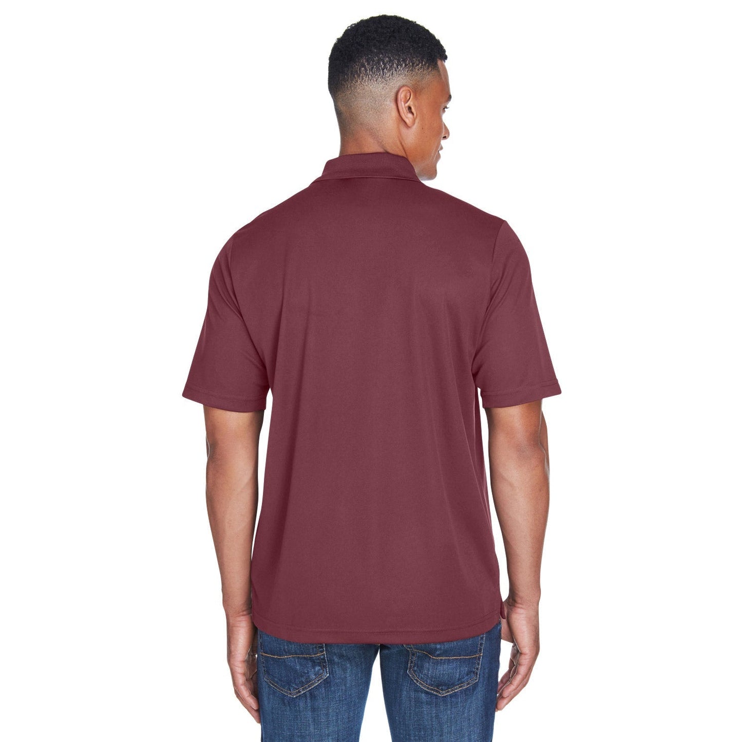 Black Polo Shirt - Core 365 - Performance Fabric