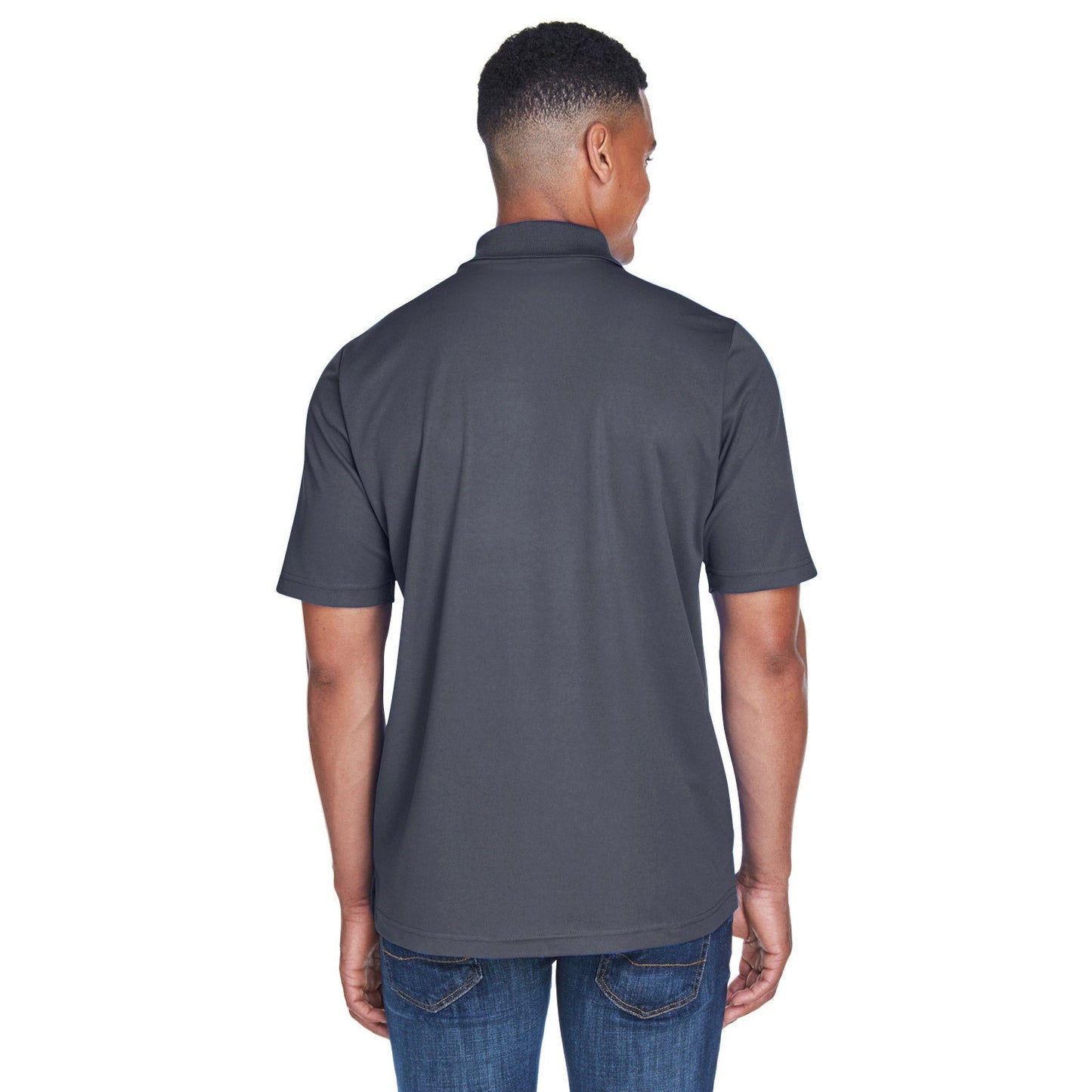 Black Polo Shirt - Core 365 - Performance Fabric